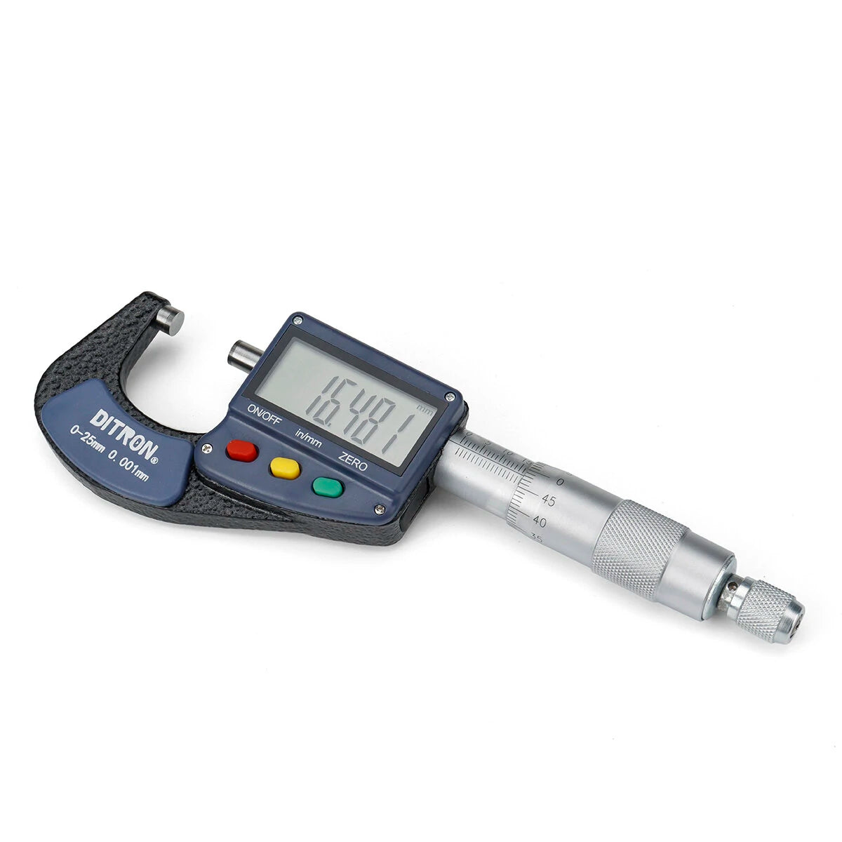 Ditron 511 0.001mm Digital Micrometer 0-25mm with Large LCD Screen