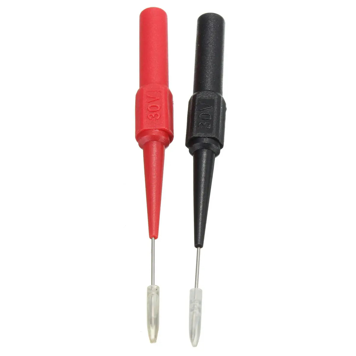10pcs DANIU Non-destructive Insulation Piercing Multimeter Test Probes - Red/Black