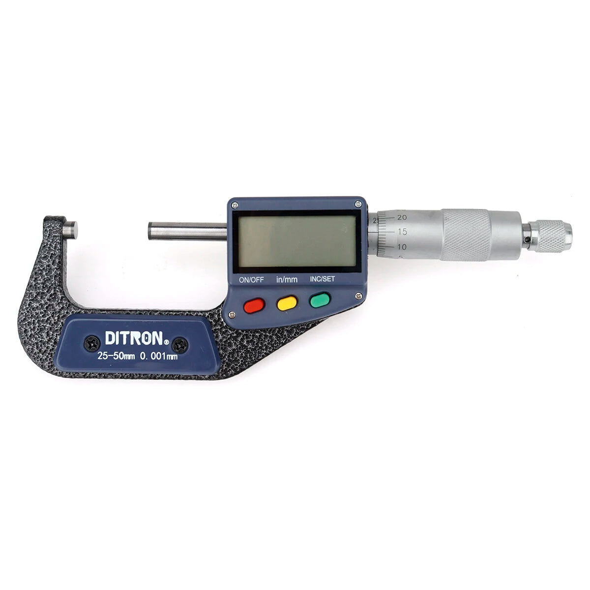 Ditron 511 0.001mm Digital Micrometer 0-25mm with Large LCD Screen