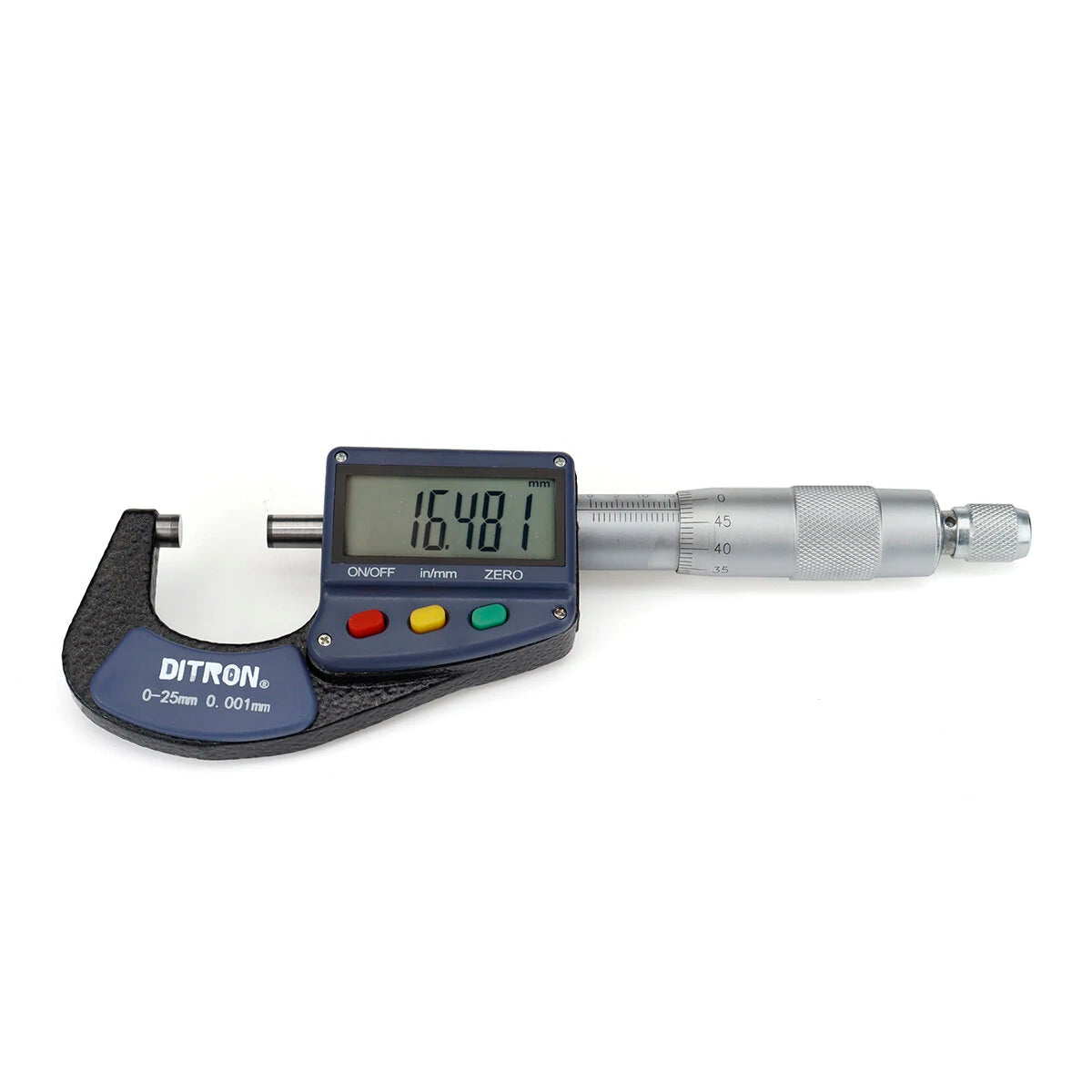 Ditron 511 0.001mm Digital Micrometer 0-25mm with Large LCD Screen
