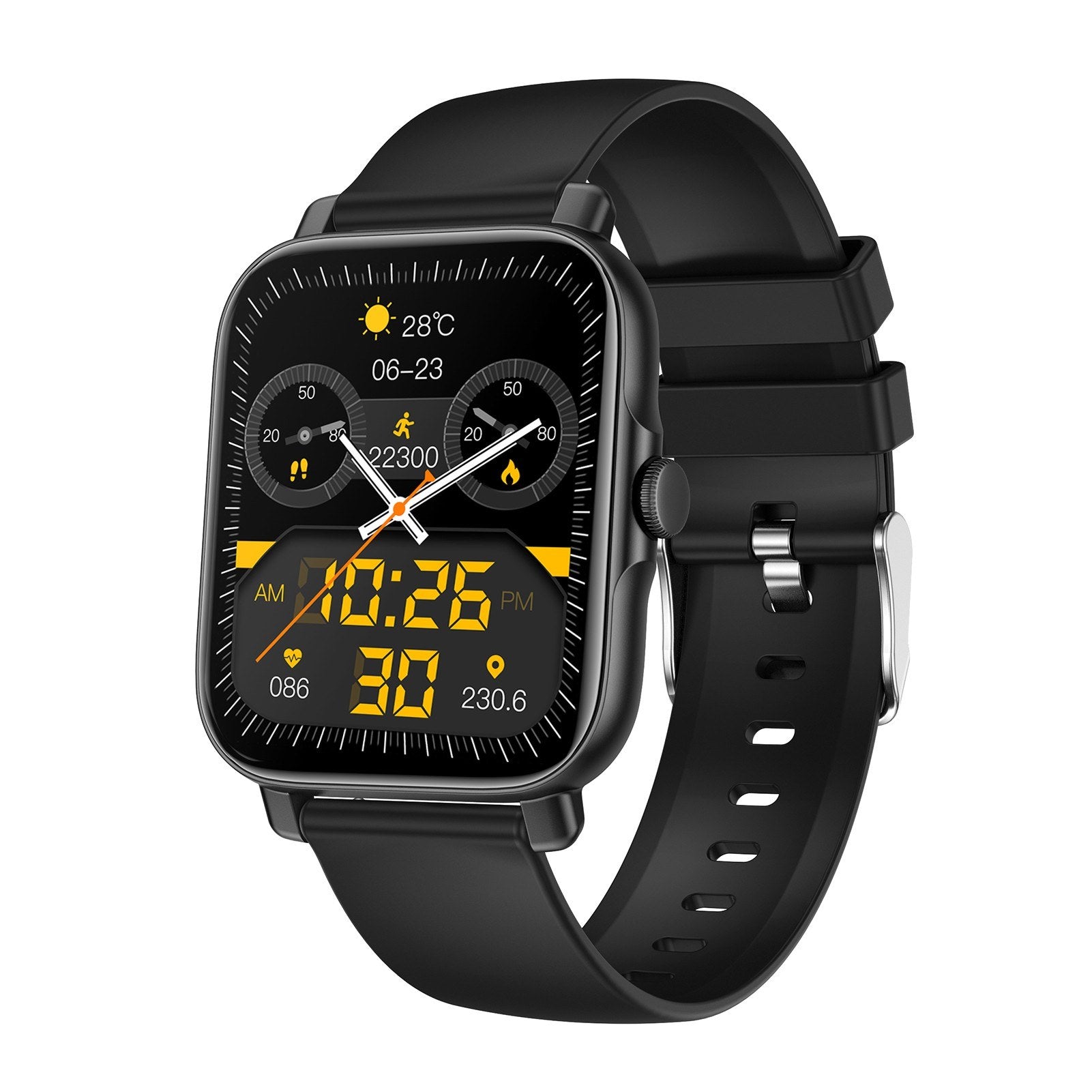 GT30 1.69 Smartwatch: Sports, Fitness Tracker, IP67 Waterproof, BT3.0+BT5.1
