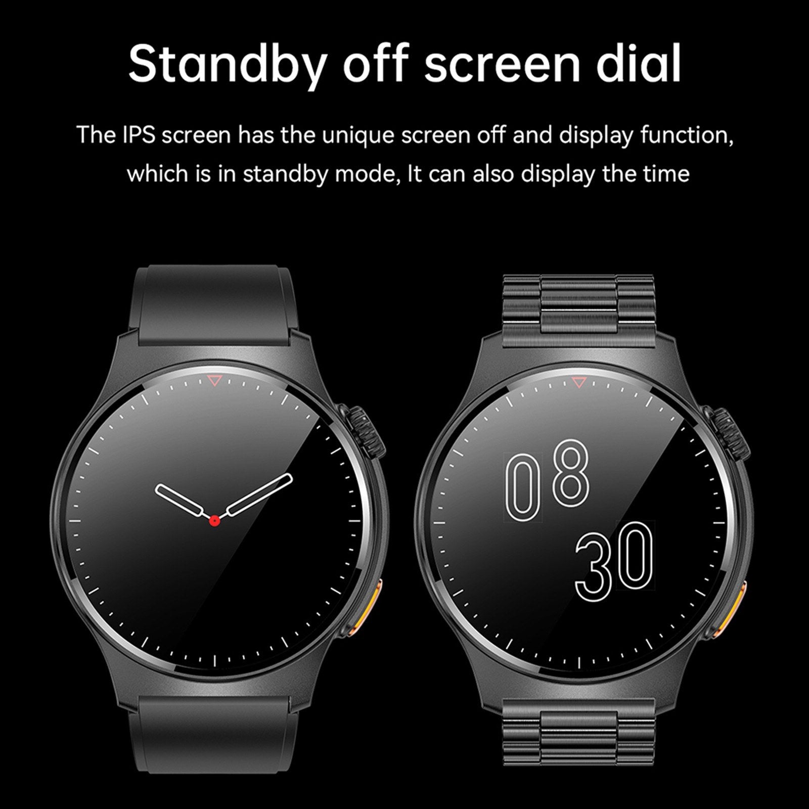 1.39 Smartwatch IP67 Waterproof, BT5.1 Fitness Tracker, Sports & Multifunctional Watch, Compatible with Android 5.0/iOS 10.0