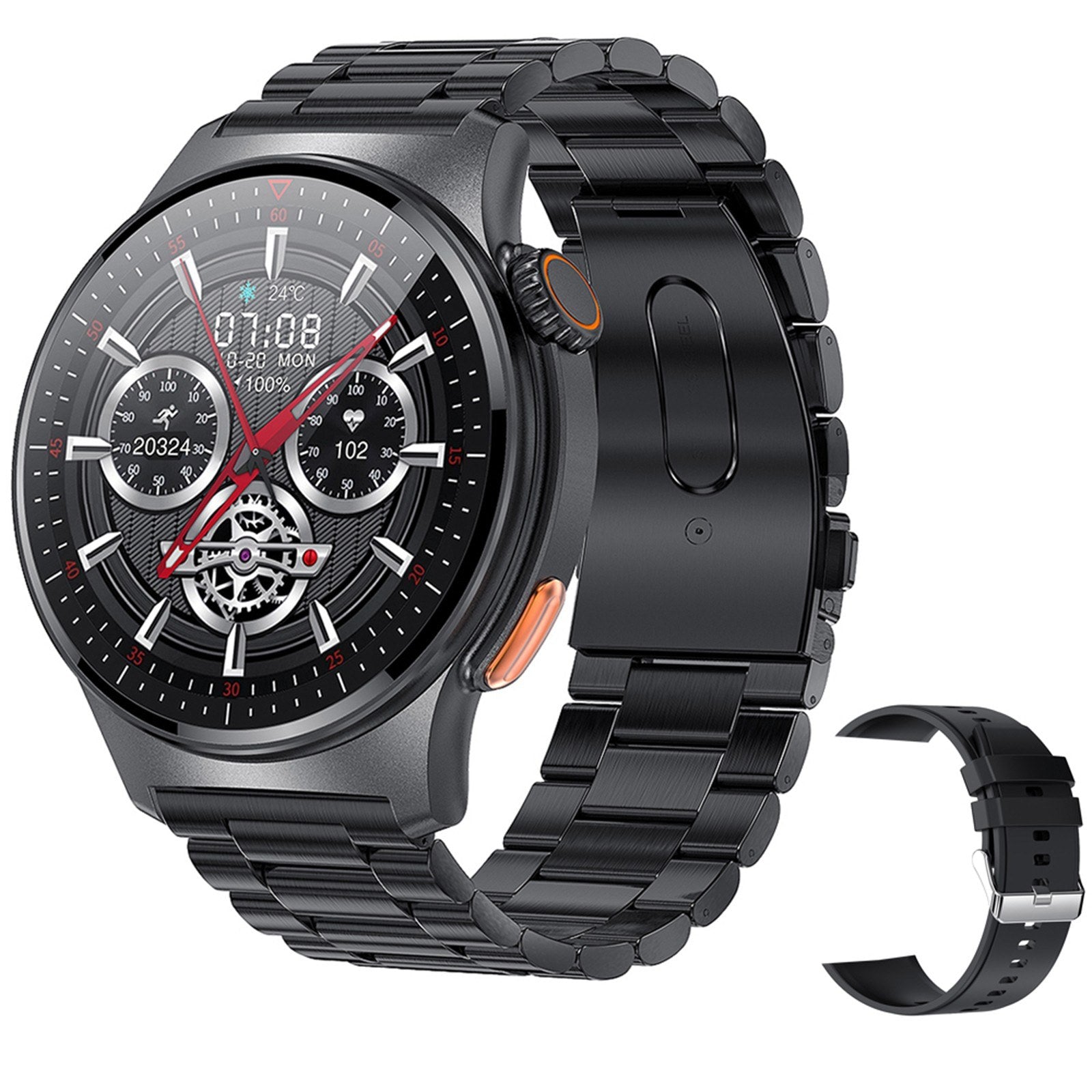 1.39 Smartwatch IP67 Waterproof, BT5.1 Fitness Tracker, Sports & Multifunctional Watch, Compatible with Android 5.0/iOS 10.0