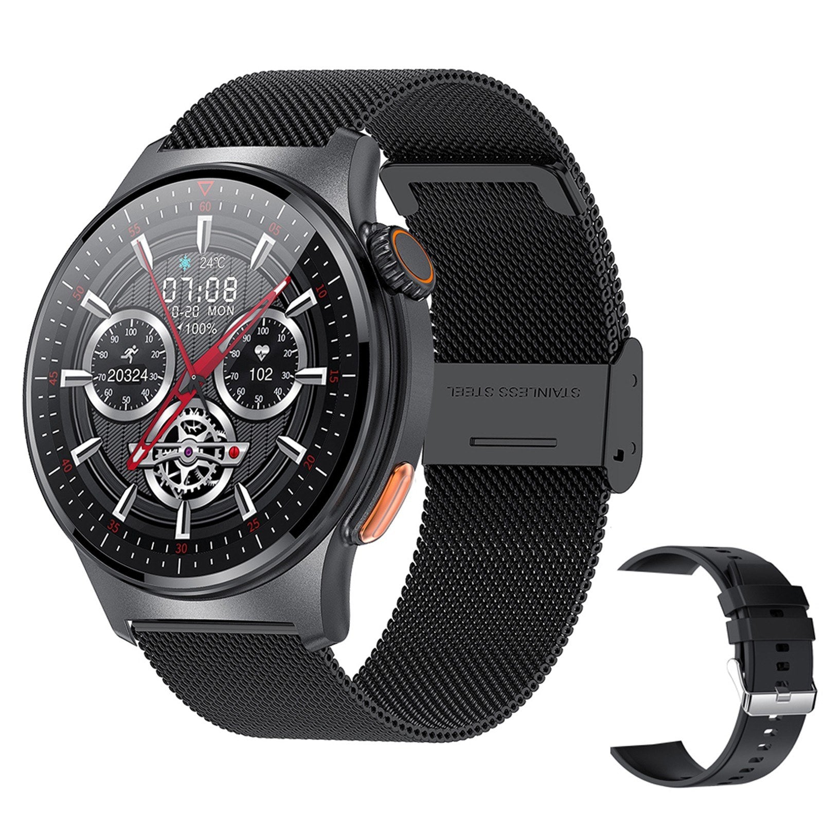 1.39 Smartwatch IP67 Waterproof, BT5.1 Fitness Tracker, Sports & Multifunctional Watch, Compatible with Android 5.0/iOS 10.0