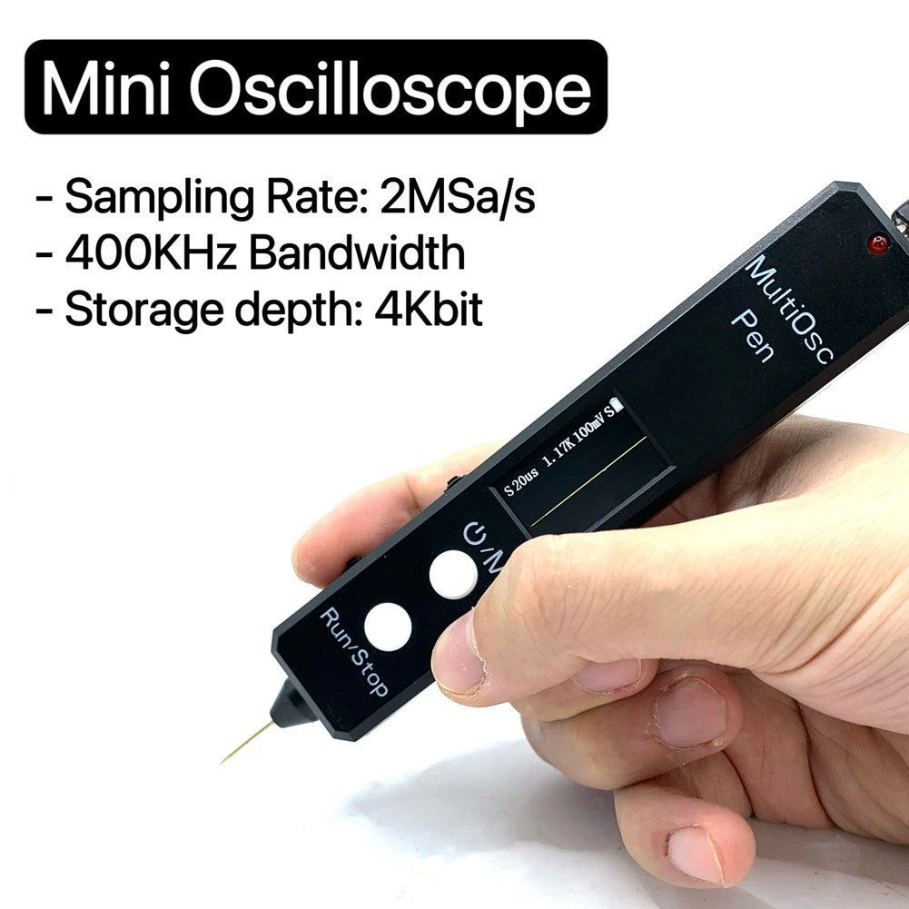 3-in-1 Handheld Digital Tester: Oscilloscope, Multimeter & Thermal Imager - 400KHz Bandwidth, 2MSa/s Sampling Rate for DIY Electronics