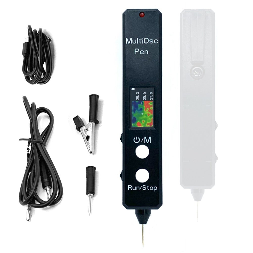 3-in-1 Handheld Digital Tester: Oscilloscope, Multimeter & Thermal Imager - 400KHz Bandwidth, 2MSa/s Sampling Rate for DIY Electronics