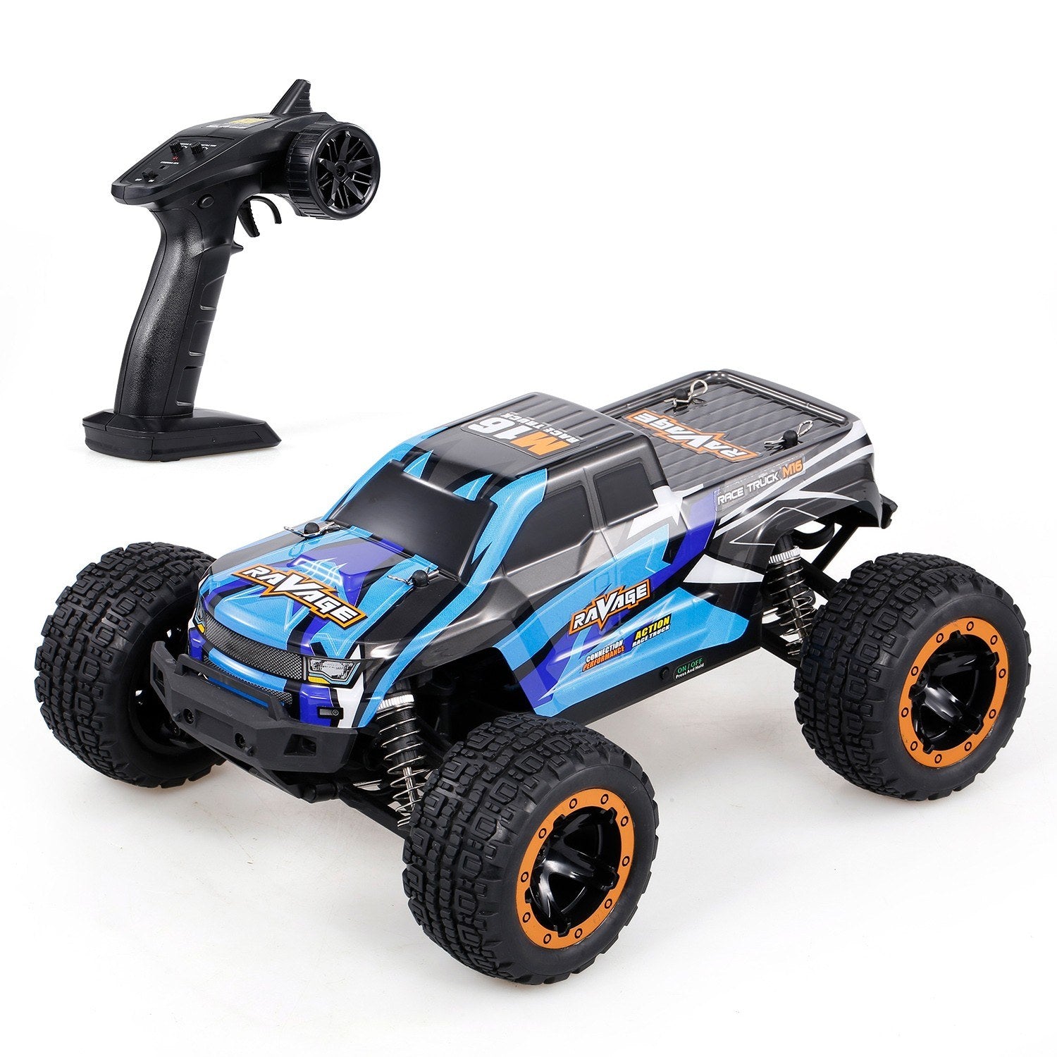 High-Speed 4WD RC Car 1/16 Scale - Linxtech 16889, 30km/h 2.4G