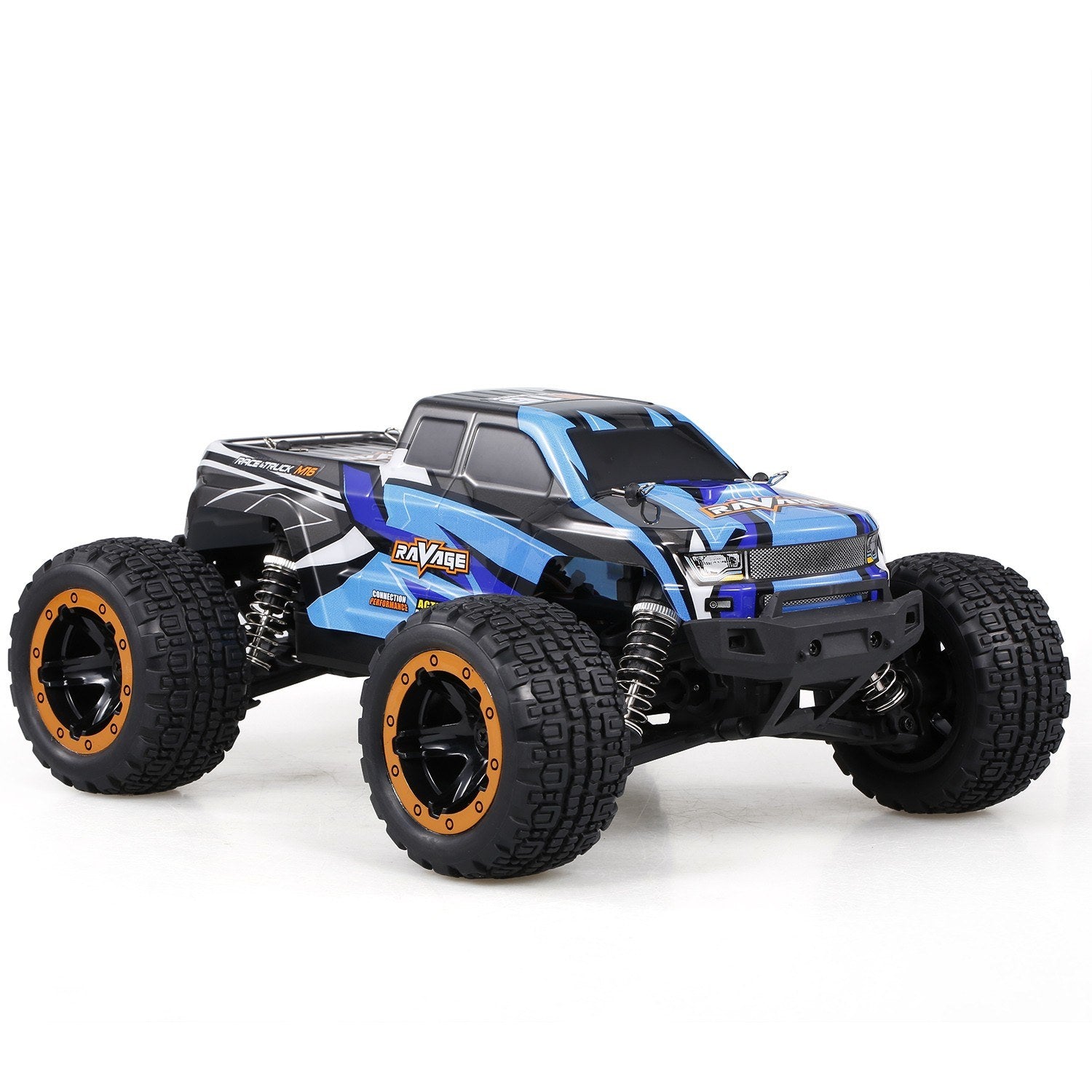 High-Speed 4WD RC Car 1/16 Scale - Linxtech 16889, 30km/h 2.4G