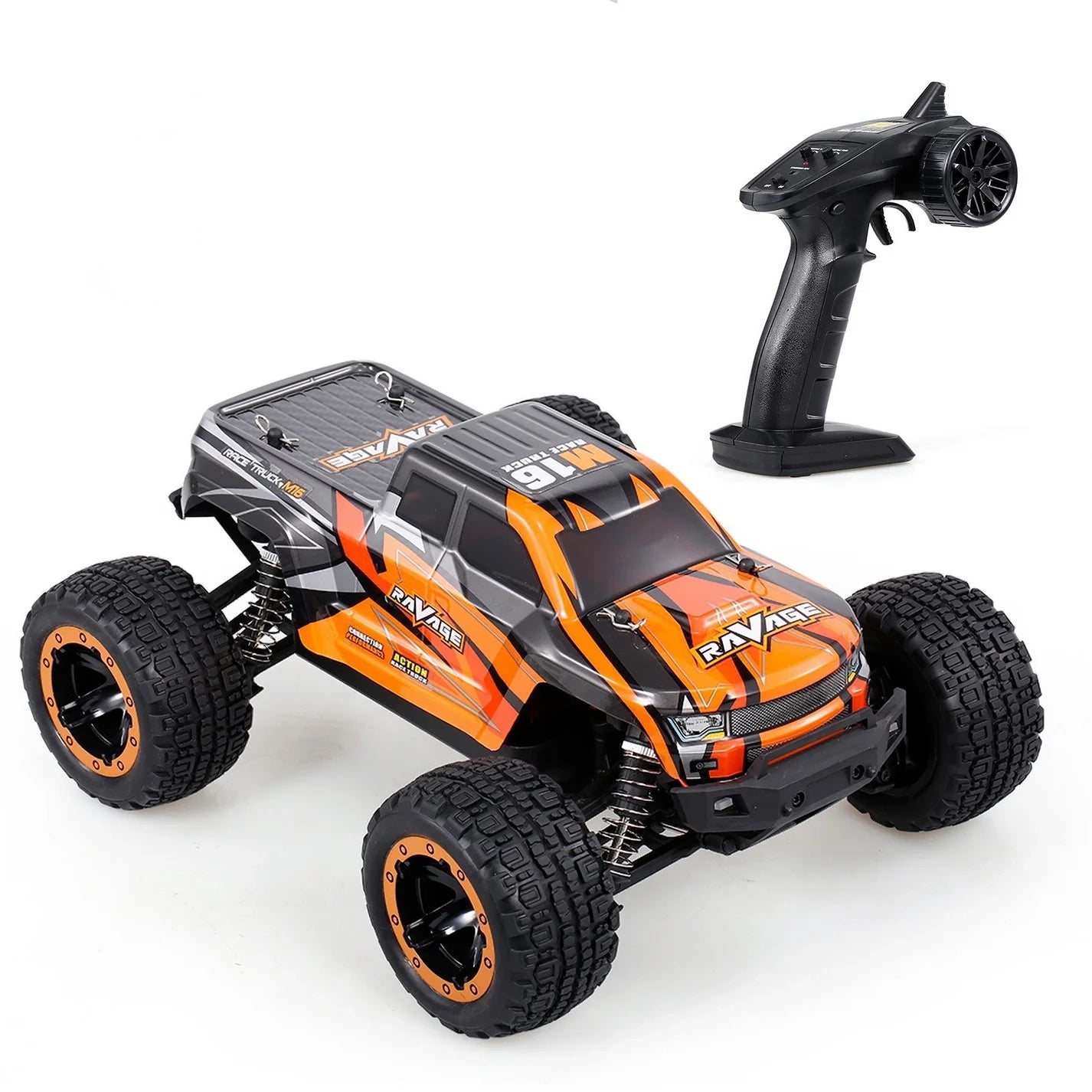 High-Speed 4WD RC Car 1/16 Scale - Linxtech 16889, 30km/h 2.4G