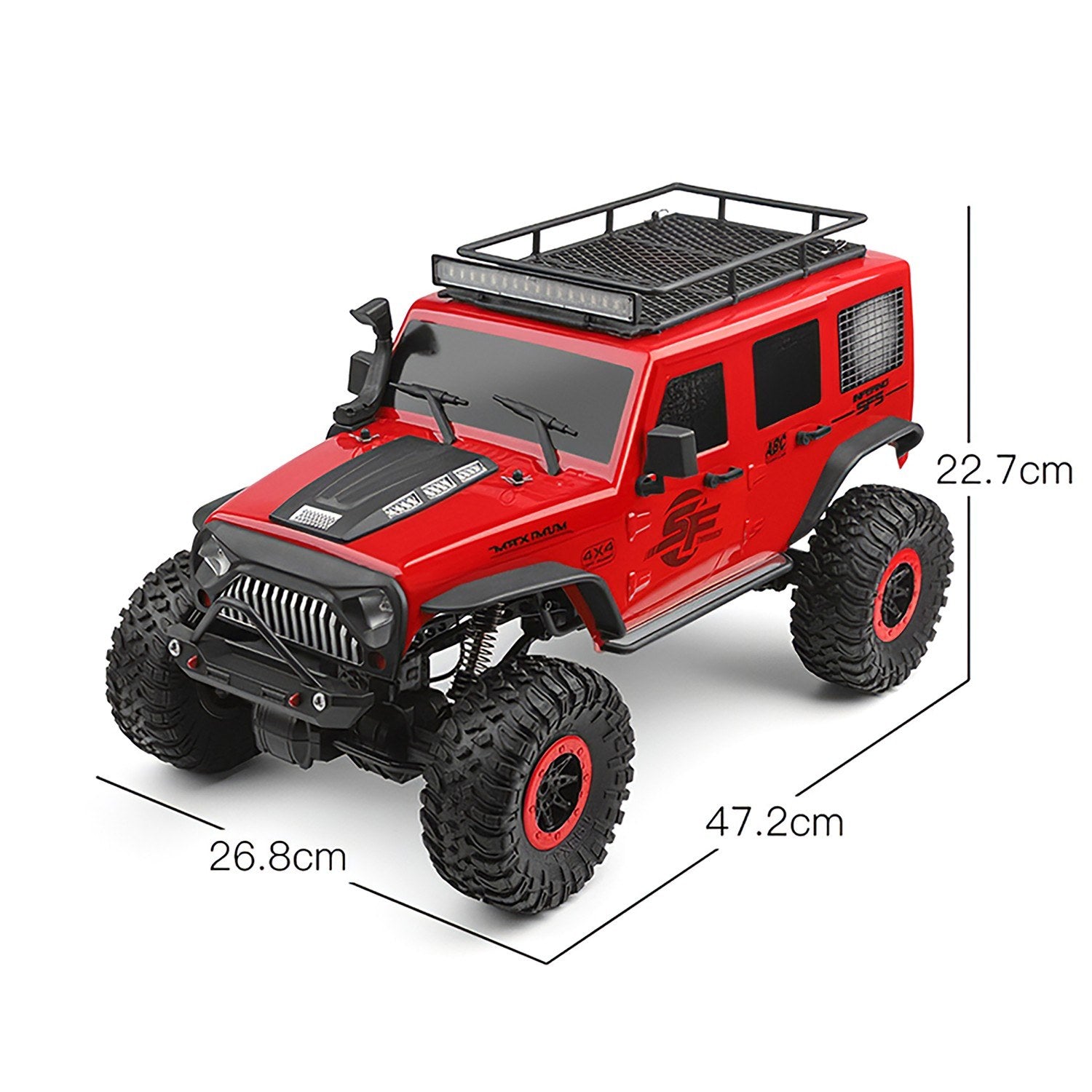 WLtoys 104311 1/10 4WD RC Jeep SUV Off-road Crawler with Brushed Motor