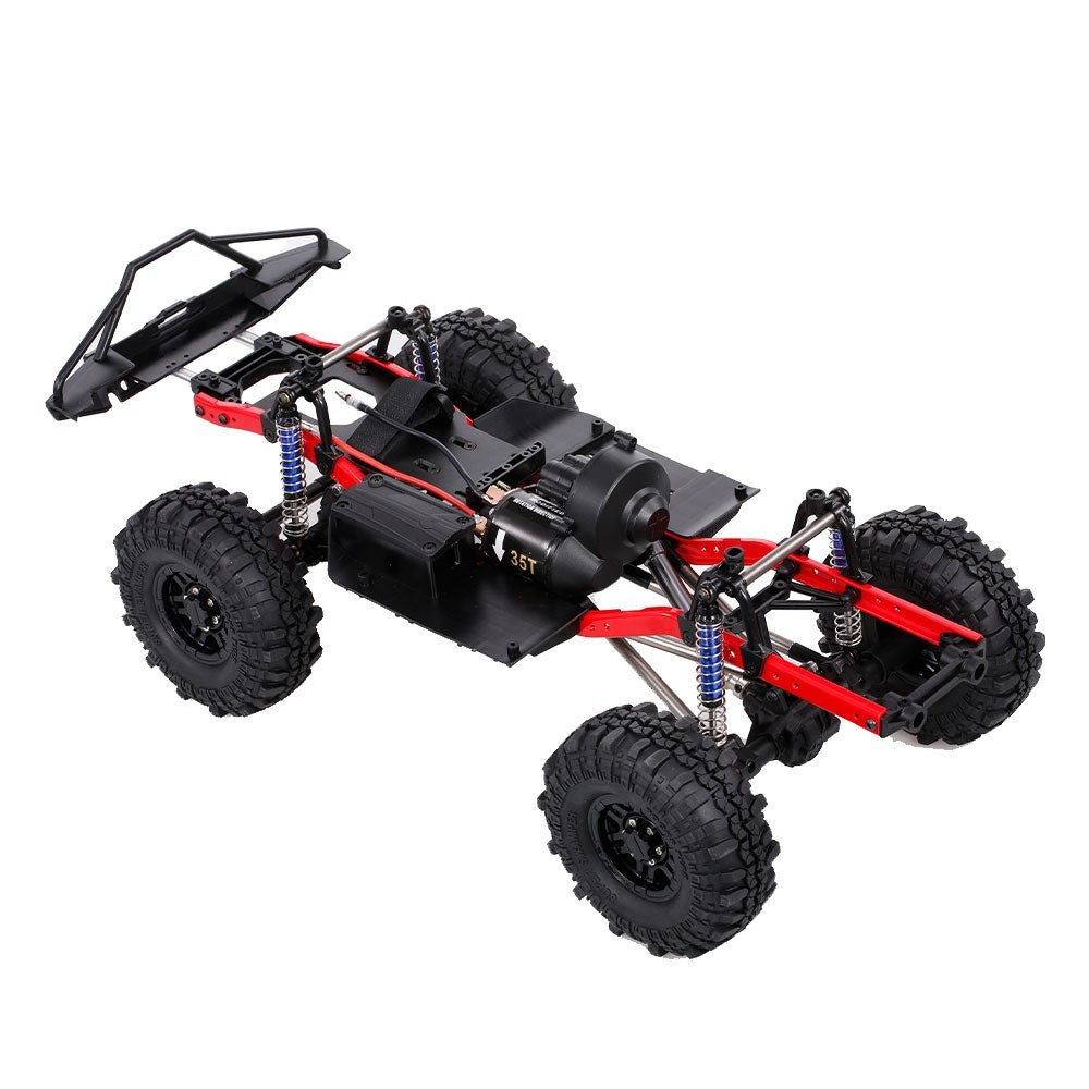 AUSTAR A2X-313C 1/10 RC Crawler Car Chassis Frame with Tires, 275mm Wheelbase, 540 35T Motor, Compatible with Axial SCX10 II