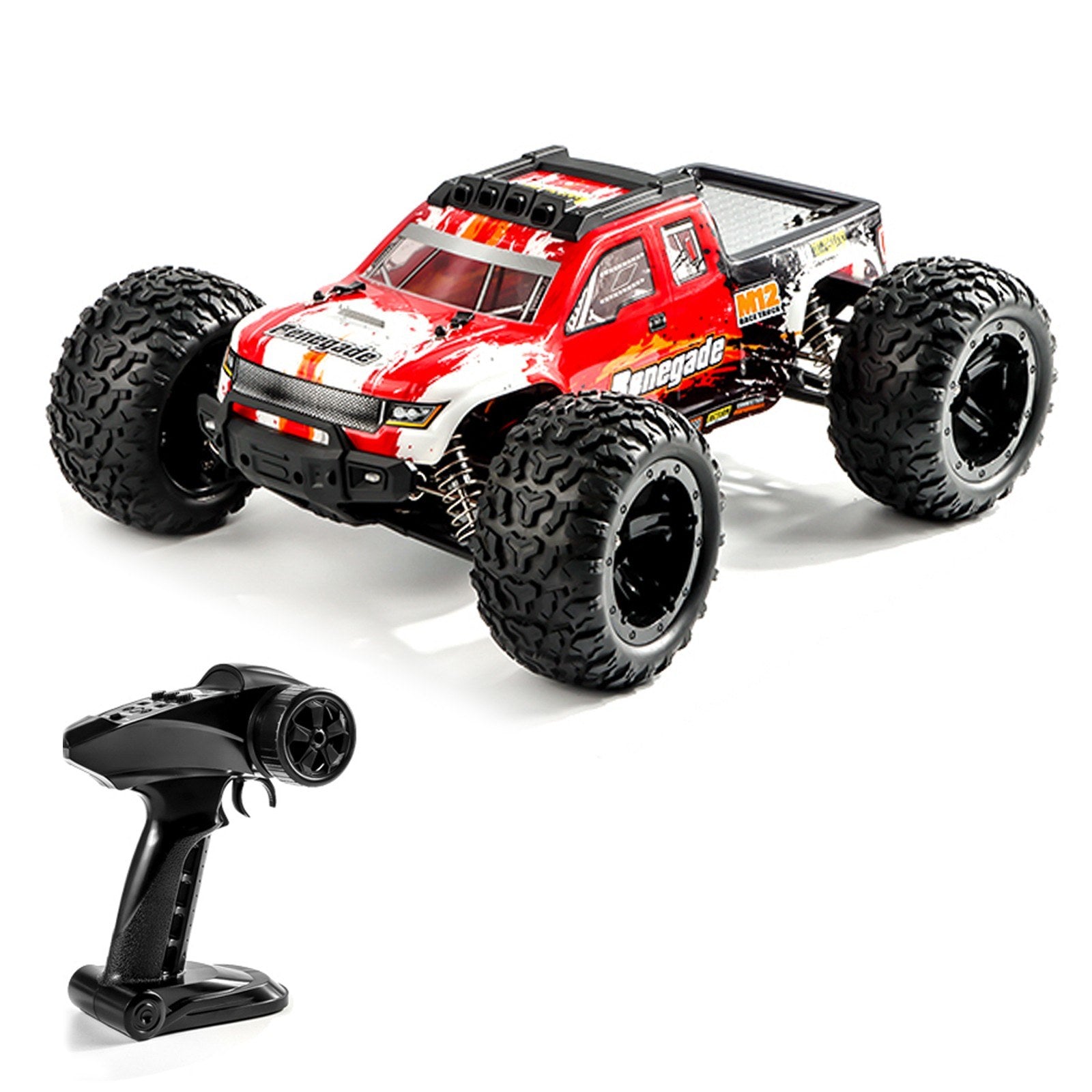 4WD 1:10 45km/h Brushless RC Off-Road Car with LED Lights