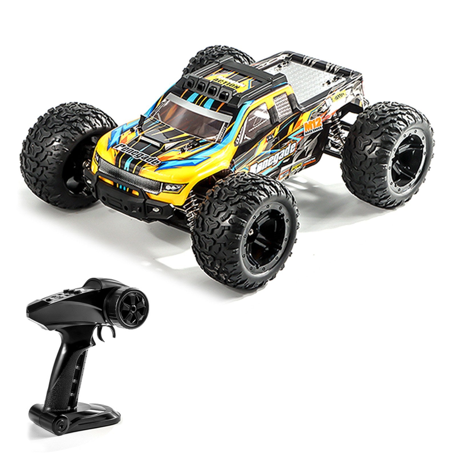 4WD 1:10 45km/h Brushless RC Off-Road Car with LED Lights