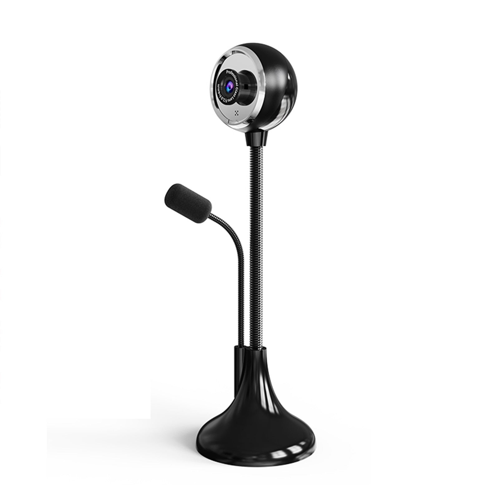 SADA A09 USB Desktop Camera: HD 1080P, Manual Focus, Wide Angle, Rotatable, Height Adjustable, Mic-Equipped for Conferencing & Streaming