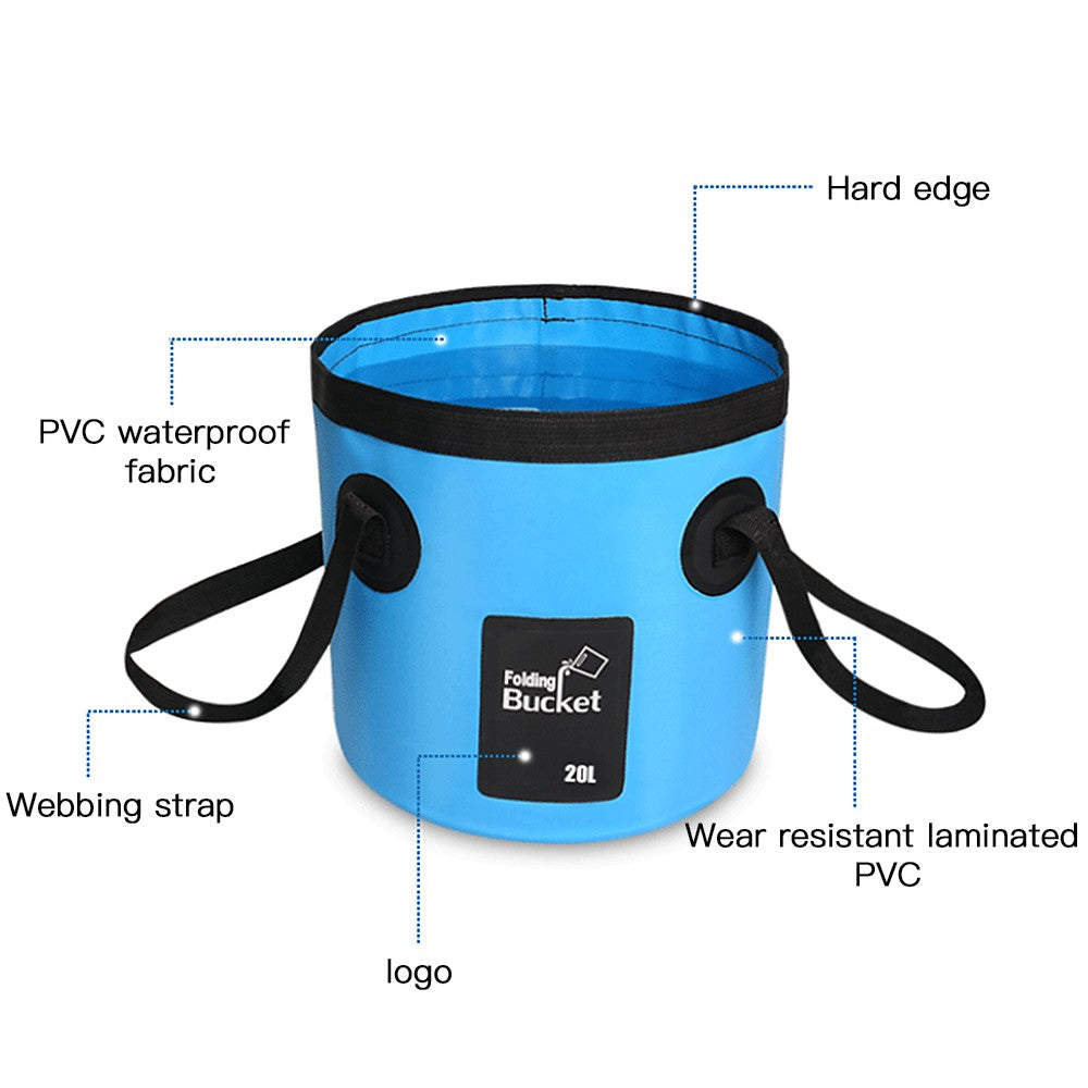 Waterproof Bucket with 12L/20L Capacity