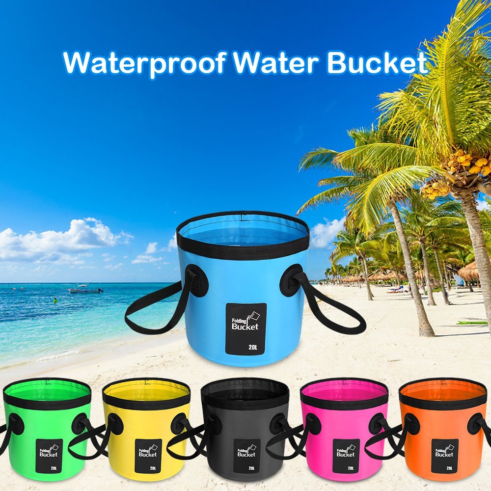 Waterproof Bucket with 12L/20L Capacity