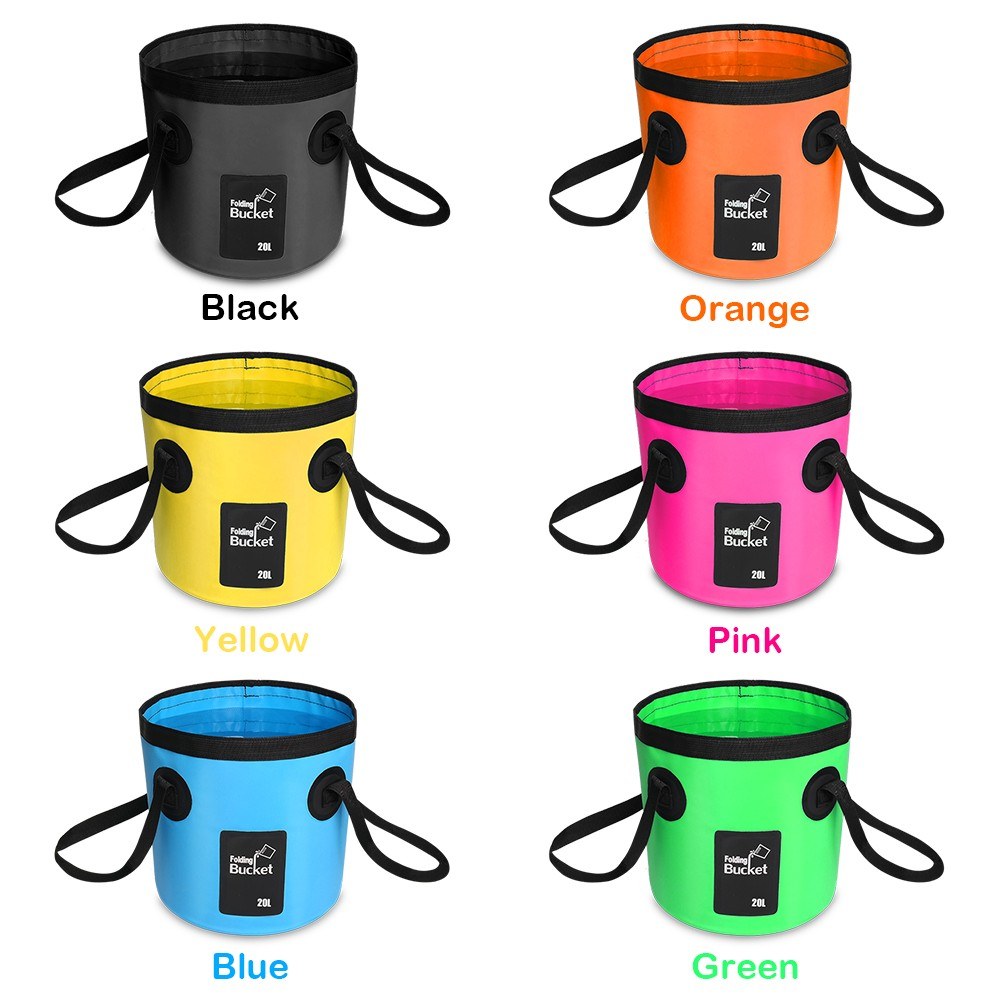 Waterproof Bucket with 12L/20L Capacity