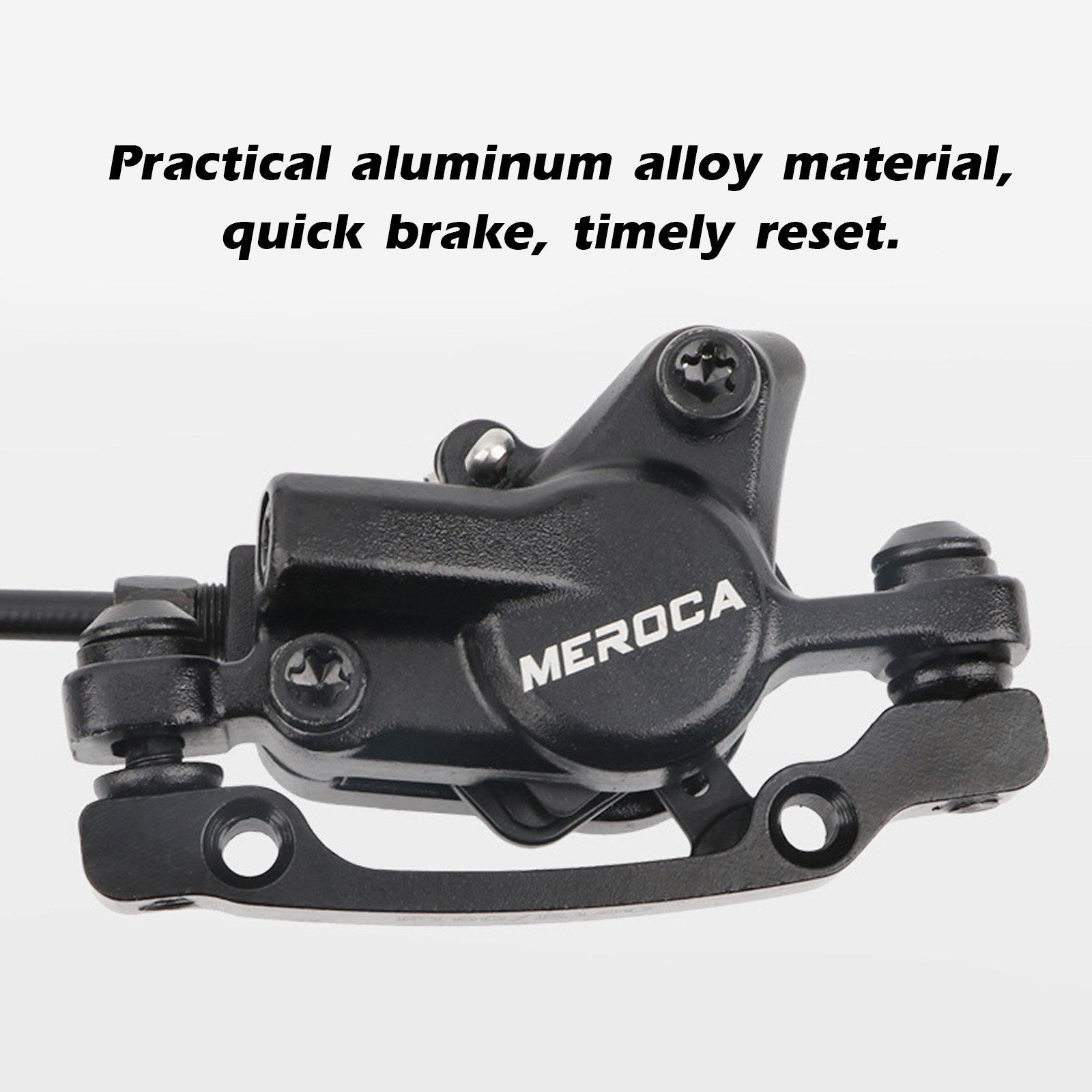 Hydraulic Disc Brake Set for Mountain Bikes: Front & Rear Calipers with Oil Brakes