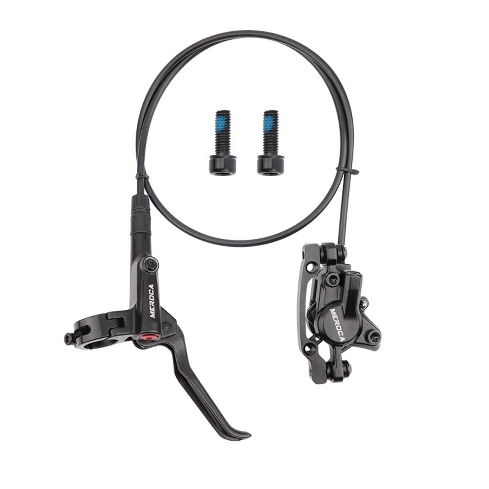 Hydraulic Disc Brake Set for Mountain Bikes: Front & Rear Calipers with Oil Brakes