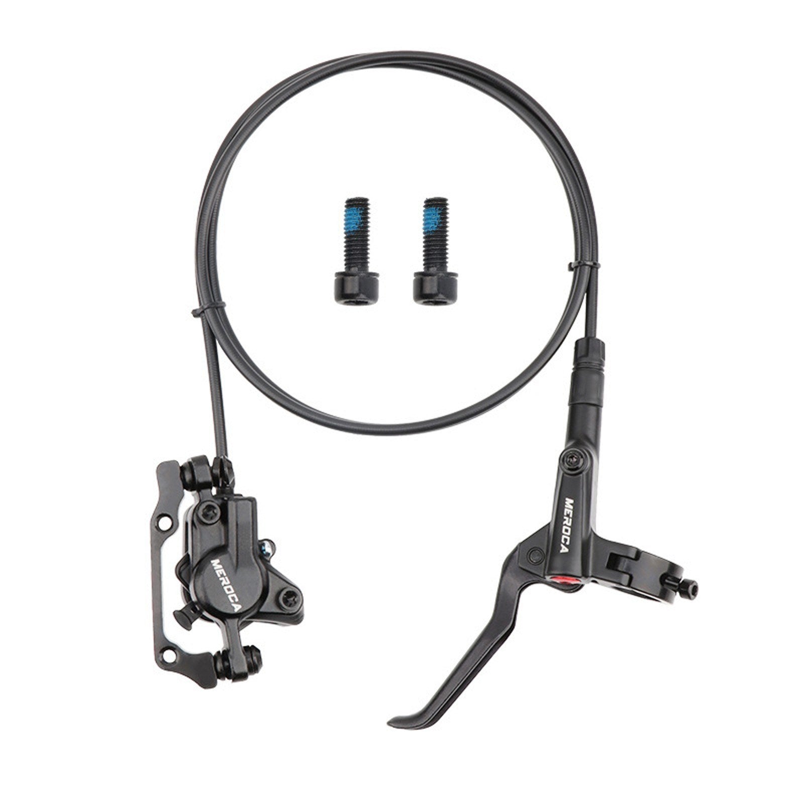 Hydraulic Disc Brake Set for Mountain Bikes: Front & Rear Calipers with Oil Brakes