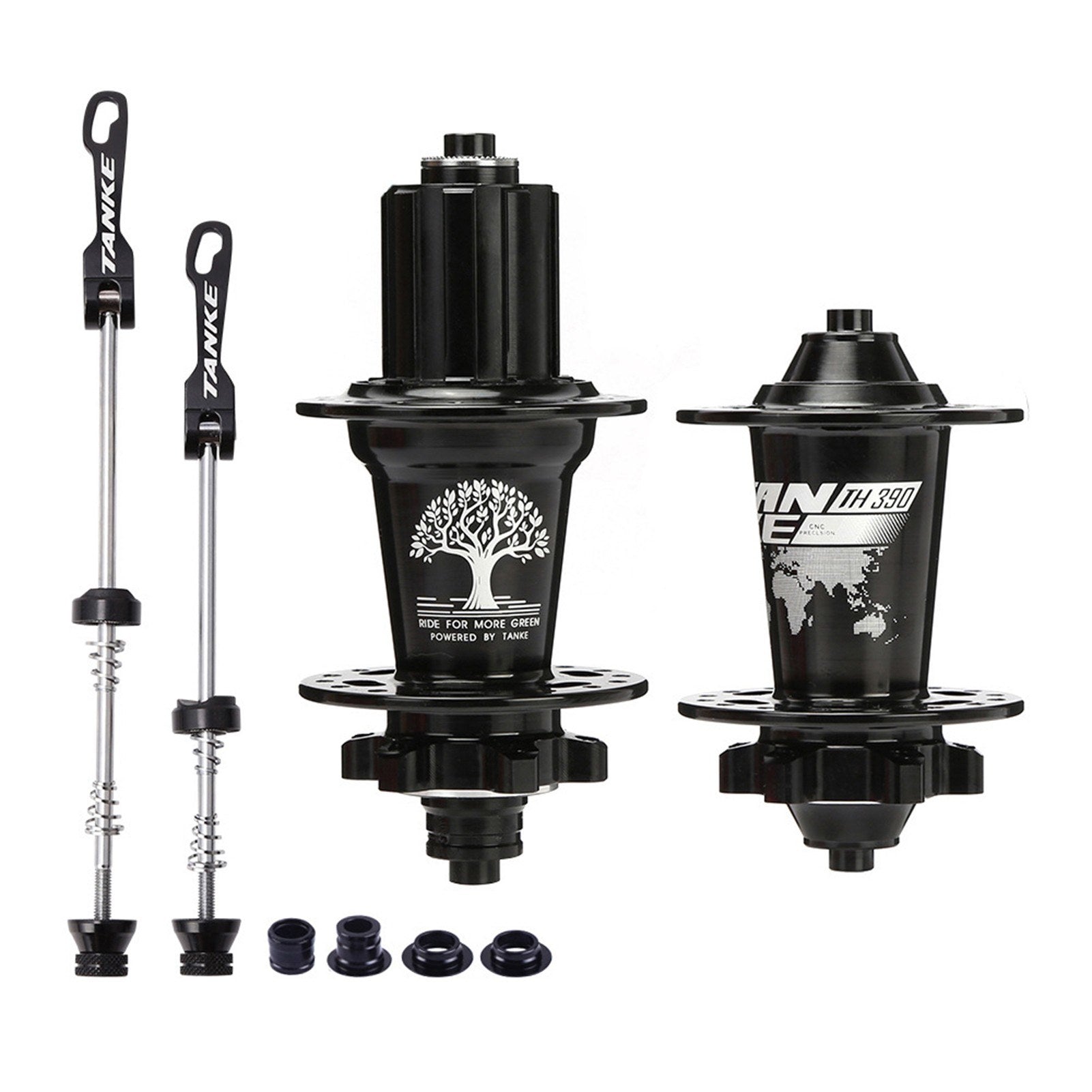 Quick Release 36-Hole Mountain Bike Hub Set with 6 Bearings