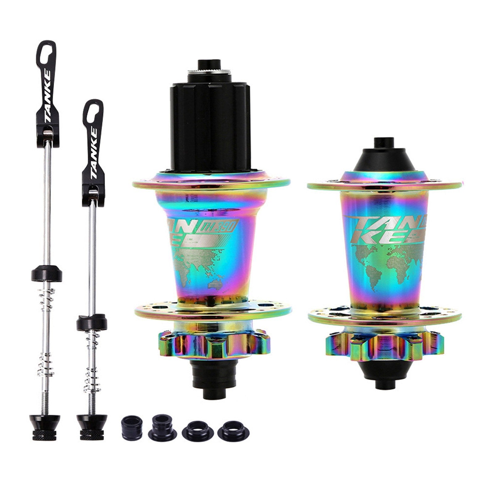 Quick Release 36-Hole Mountain Bike Hub Set with 6 Bearings