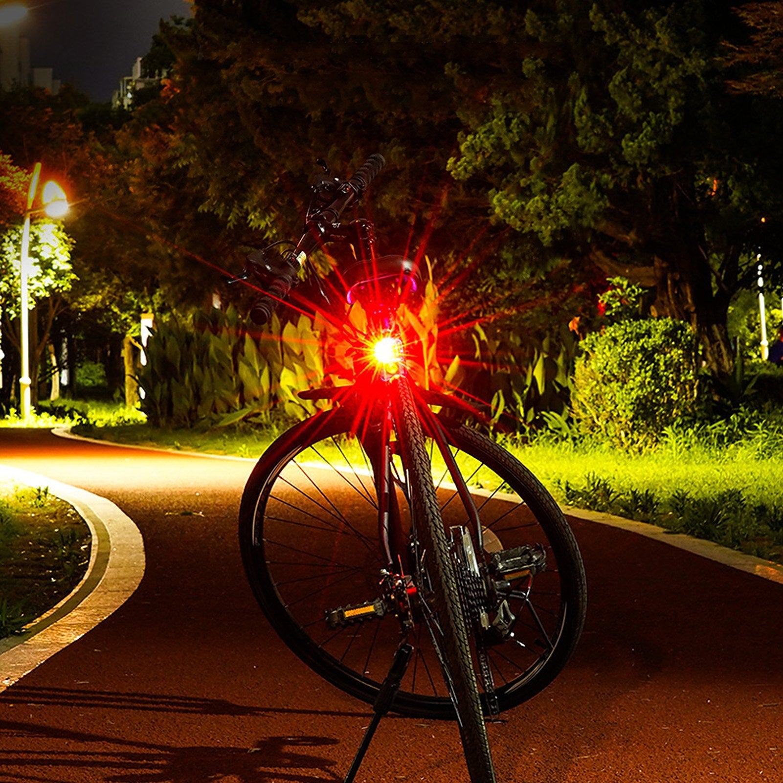 Waterproof Bike Light Set: Headlight & Tail Light for Handlebar - Bright Front & Rear Cycling Lights