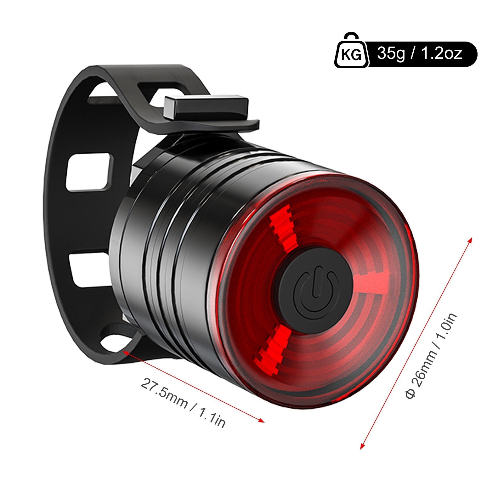 Waterproof Bike Light Set: Headlight & Tail Light for Handlebar - Bright Front & Rear Cycling Lights