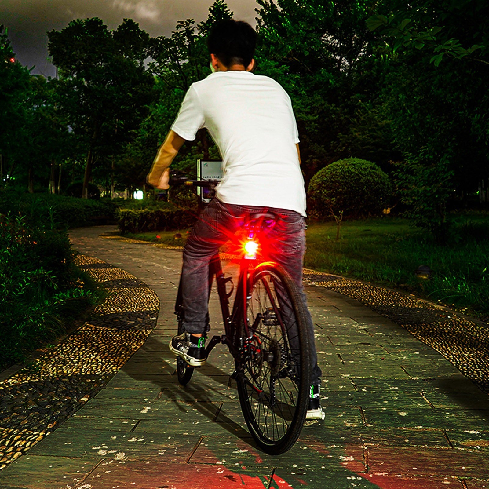 Waterproof Bike Light Set: Headlight & Tail Light for Handlebar - Bright Front & Rear Cycling Lights