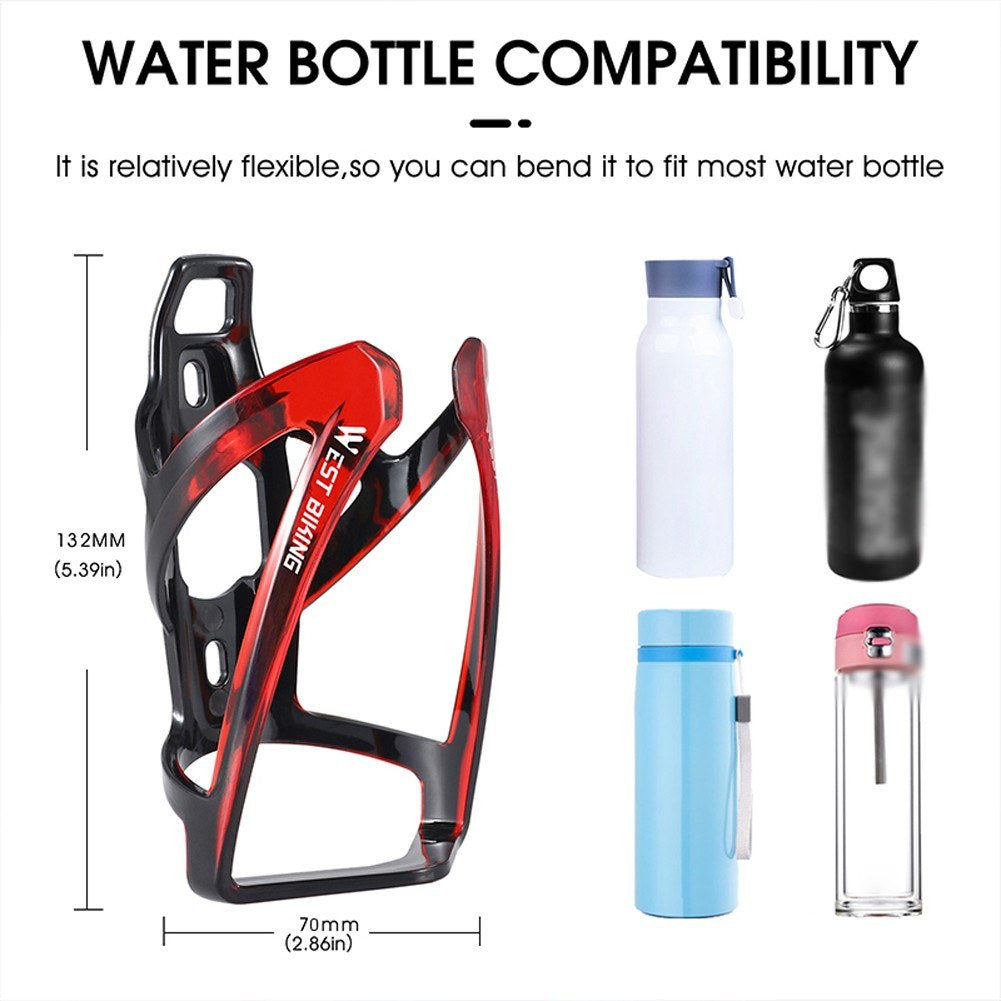 Ultralight PC Bicycle Bottle Cage - MTB & Road Bike Water Holder