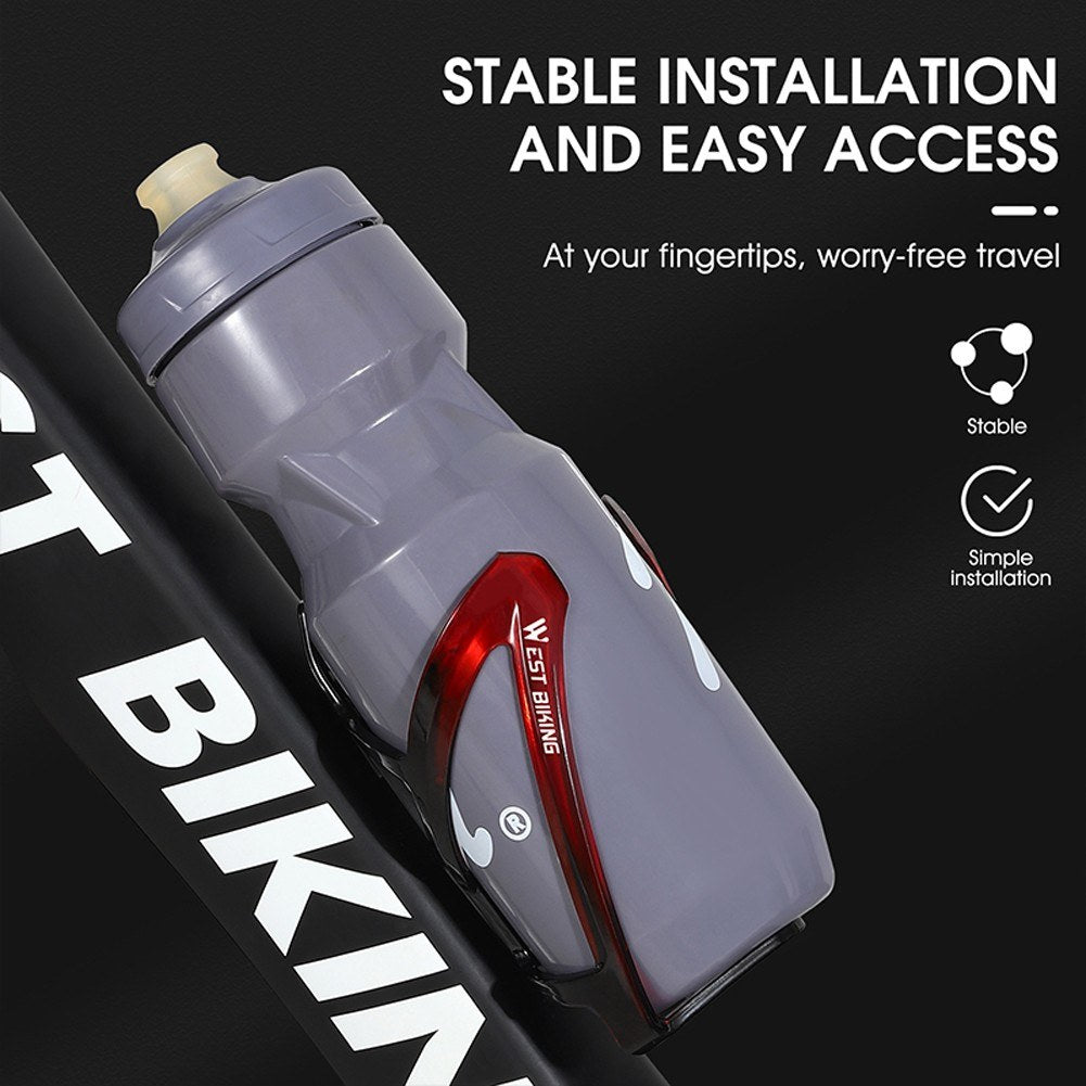 Ultralight PC Bicycle Bottle Cage - MTB & Road Bike Water Holder
