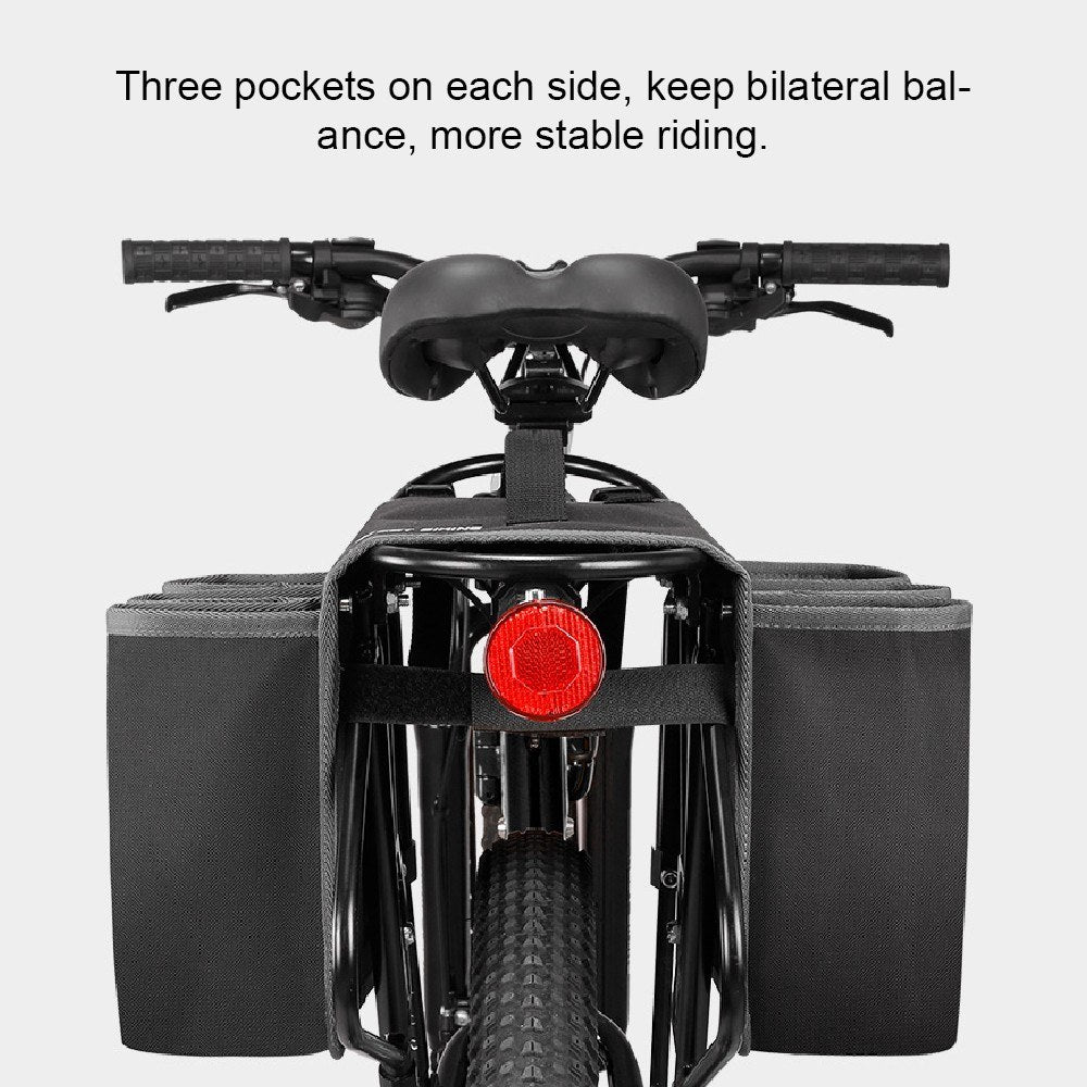 WEST BIKING Portable Bike Rear Seat Water Bottle Holder Bag