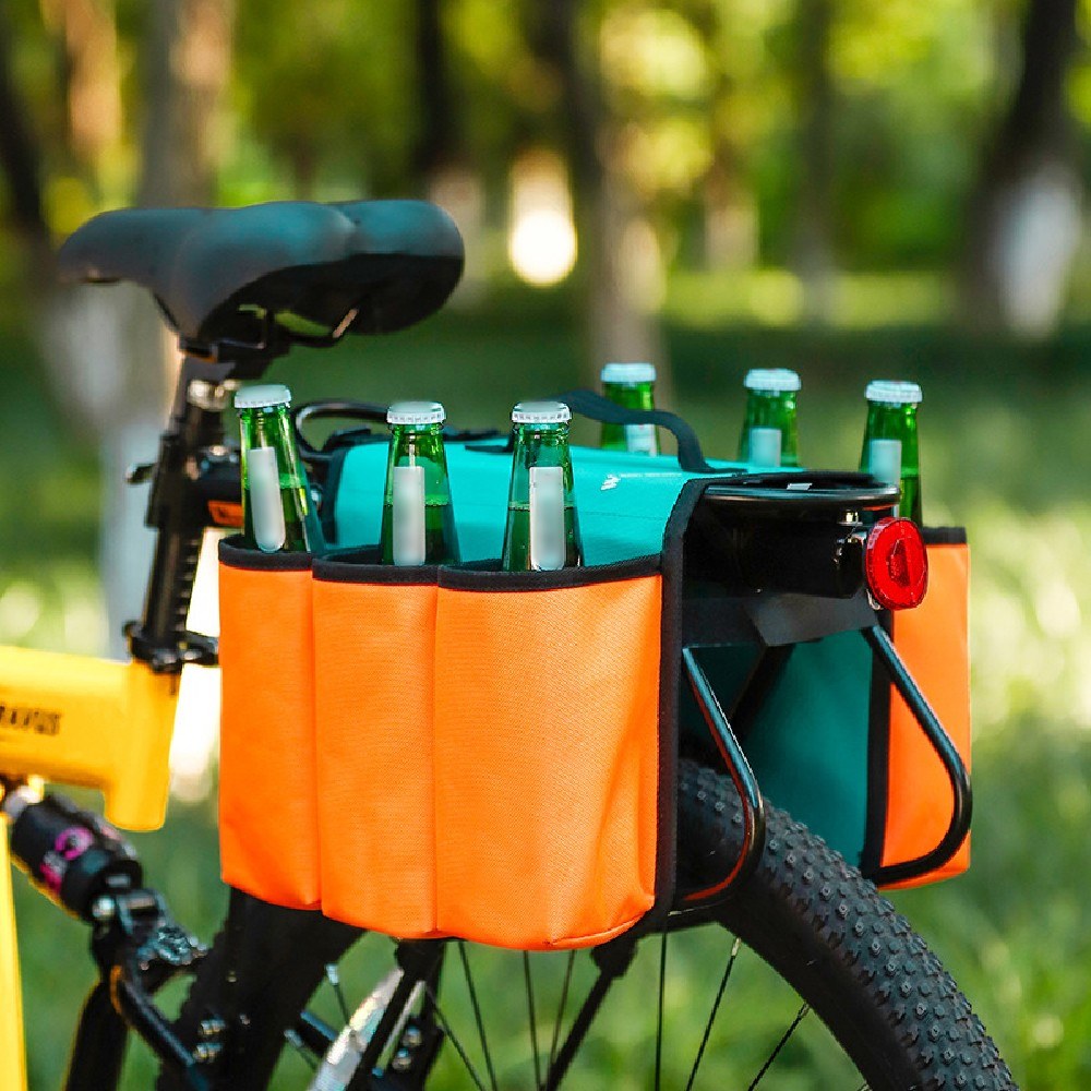 WEST BIKING Portable Bike Rear Seat Water Bottle Holder Bag