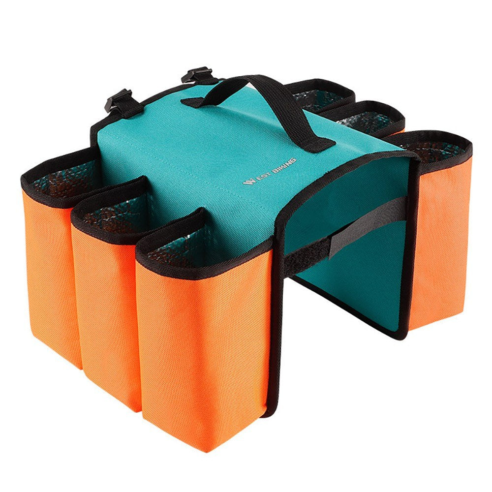 WEST BIKING Portable Bike Rear Seat Water Bottle Holder Bag
