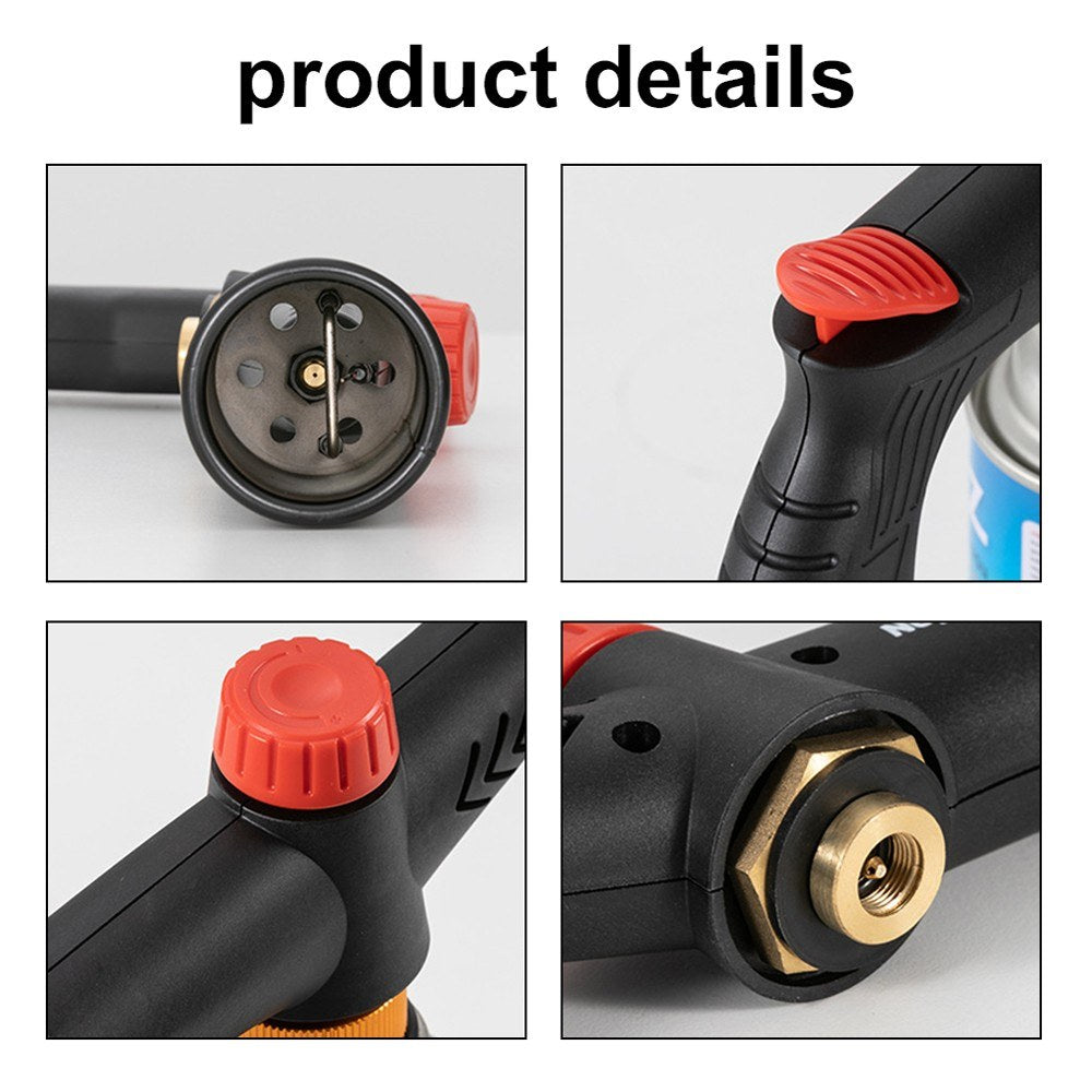 High Power Portable Outdoor Gas Torch for BBQ, Picnic & Charcoal Burning