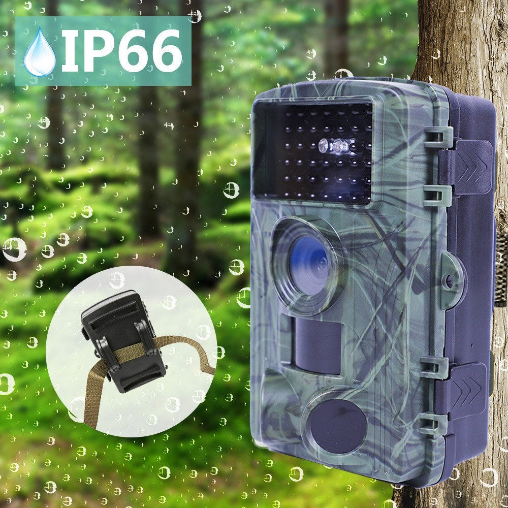 4K WiFi Wildlife Camera with 60MP Night Vision & 2-Inch Screen for Outdoor Monitoring
