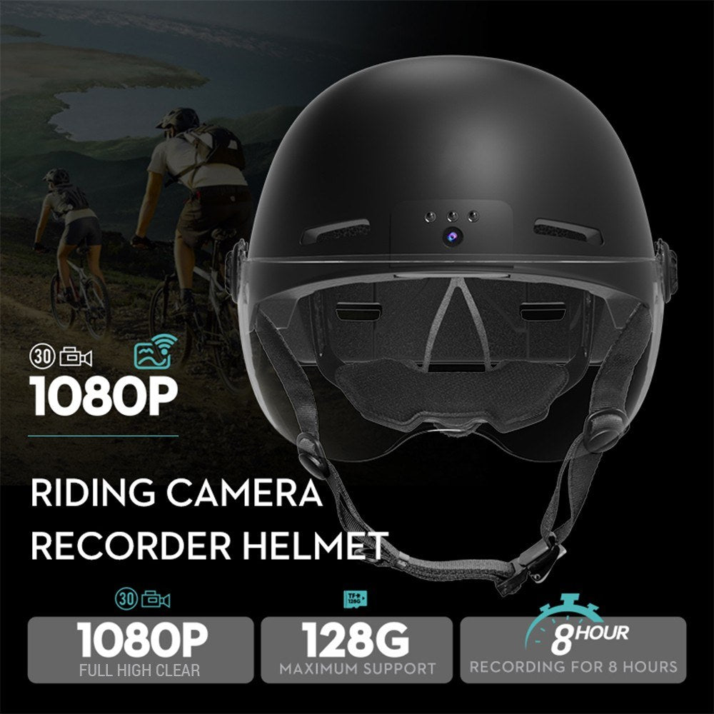 Anytek RAW2 Smart Bike Helmet: 1080p Camera, 8-Hour Video, Safety Lights & Shock Absorption for E-Bikes & Scooters