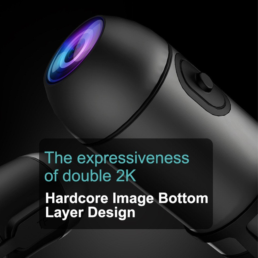 Anytek S50 Helmet Camera: 2K Dual Recording, Wireless Control, 170° Wide-Angle, 1600mAh, for Motorcycle & Bicycle Helmet