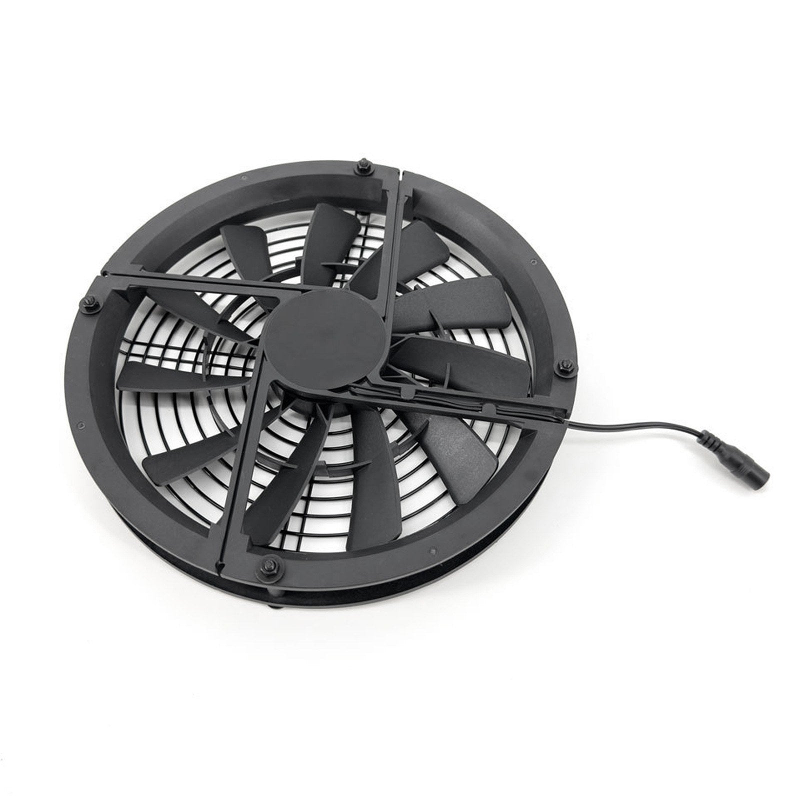 20W Solar Powered Outdoor Fan Kit - 3000 RPM, IP65 Waterproof for Camping, Homes, RVs, Greenhouses, and Animal Use