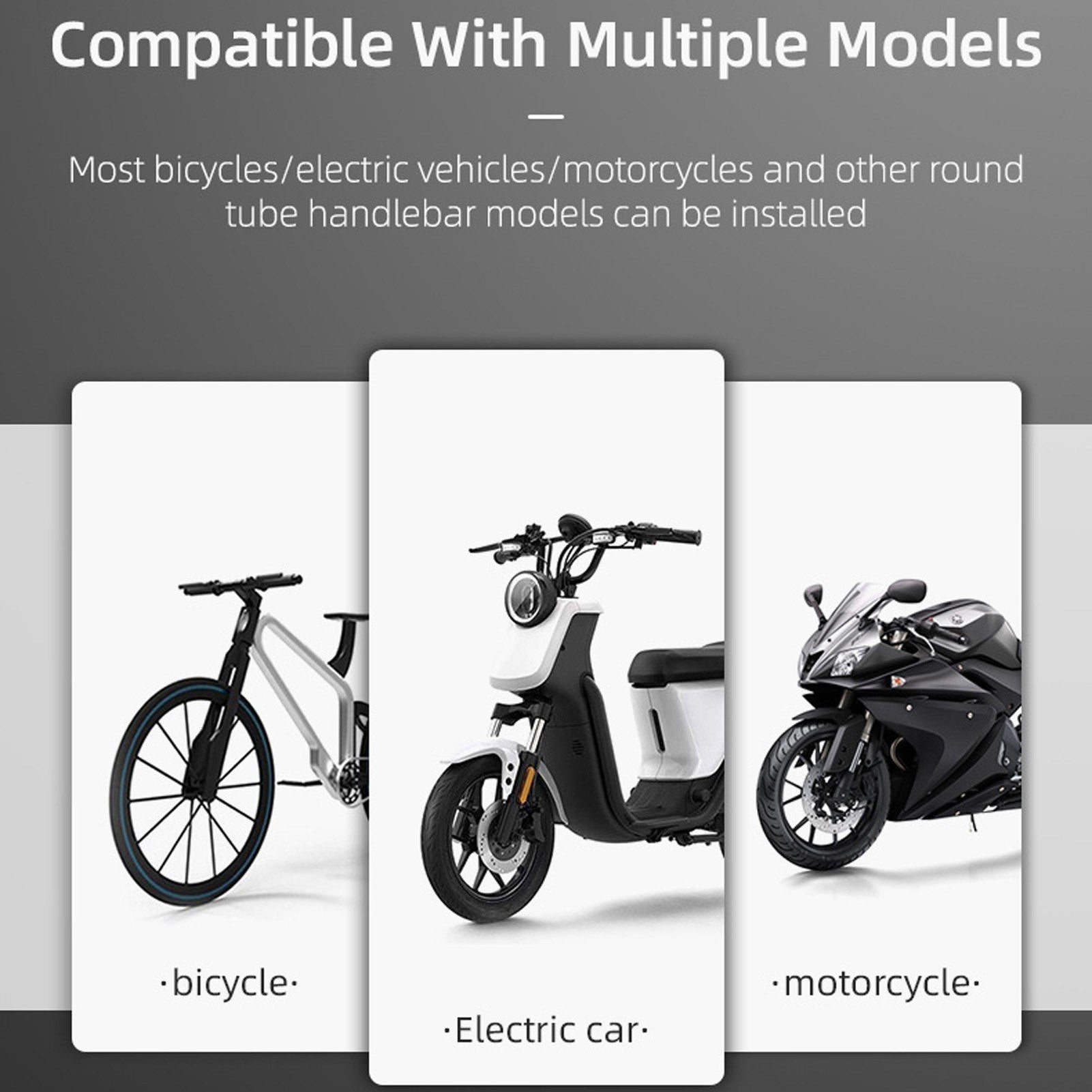 Rechargeable LED Bike Headlight - USB Charging, Water-Resistant, 3000mAh Power Bank with Adjustable Mount