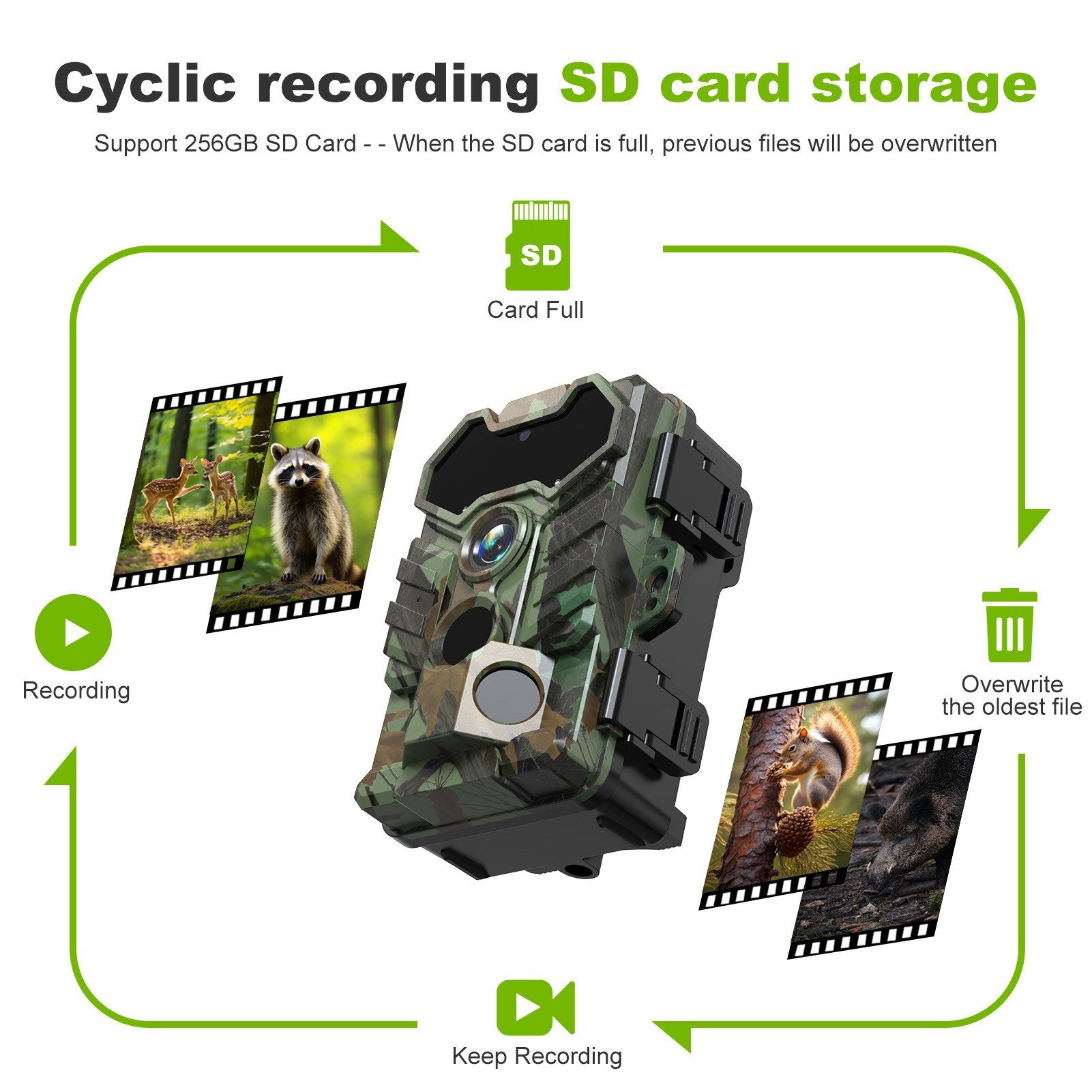 32MP WiFi Hunting & Trail Camera: High-Resolution Wildlife Monitoring, Infrared, IP66 Waterproof, PIR Motion Detection