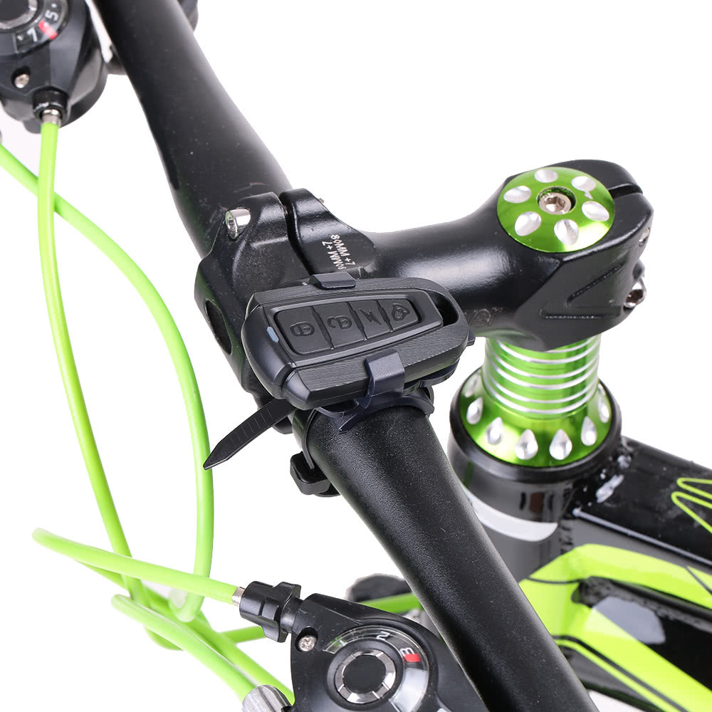 Intelligent Anti-Theft Bike Taillight: LED Alarm & Strobe with Wireless Remote, USB Rechargeable Electric Bell for MTB Cycling