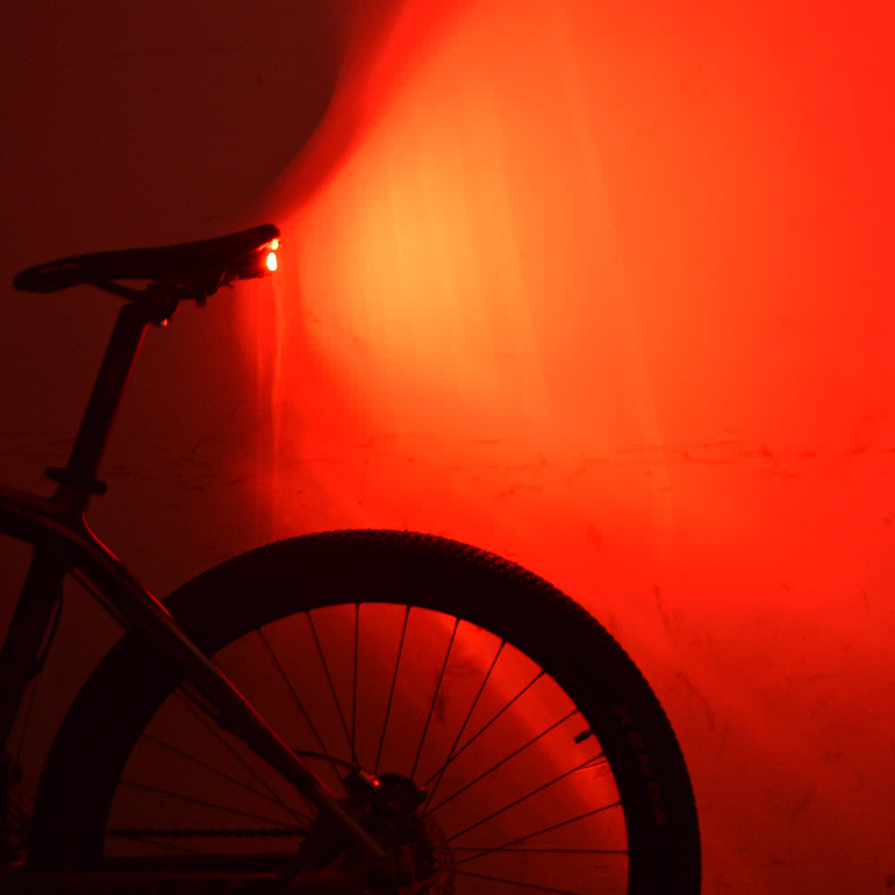 Intelligent Anti-Theft Bike Taillight: LED Alarm & Strobe with Wireless Remote, USB Rechargeable Electric Bell for MTB Cycling