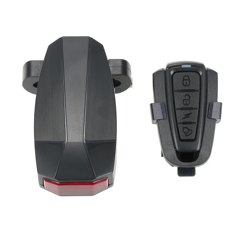 Intelligent Anti-Theft Bike Taillight: LED Alarm & Strobe with Wireless Remote, USB Rechargeable Electric Bell for MTB Cycling