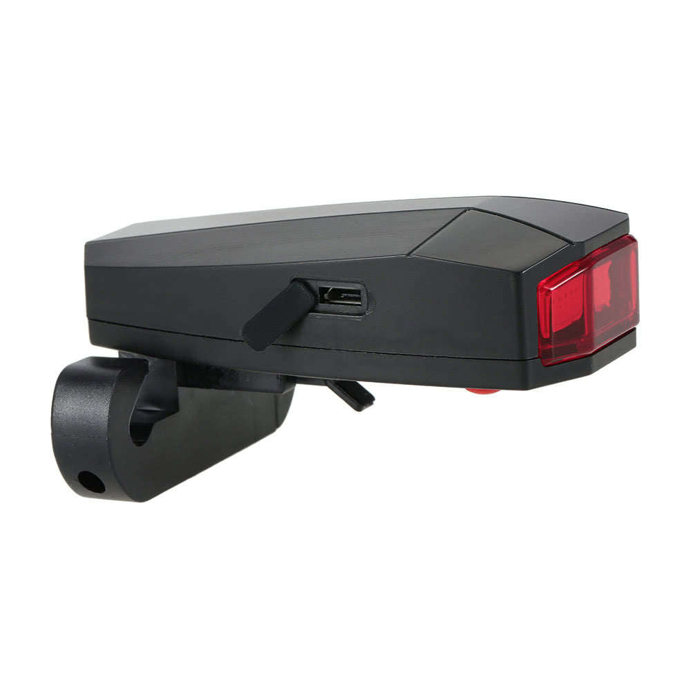 Intelligent Anti-Theft Bike Taillight: LED Alarm & Strobe with Wireless Remote, USB Rechargeable Electric Bell for MTB Cycling