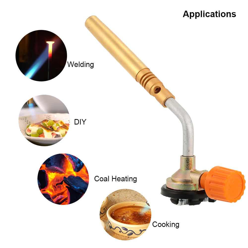 Versatile Outdoor Butane Torch: Solder, BBQ, Welding & Culinary Lighter for Kitchen & Camping