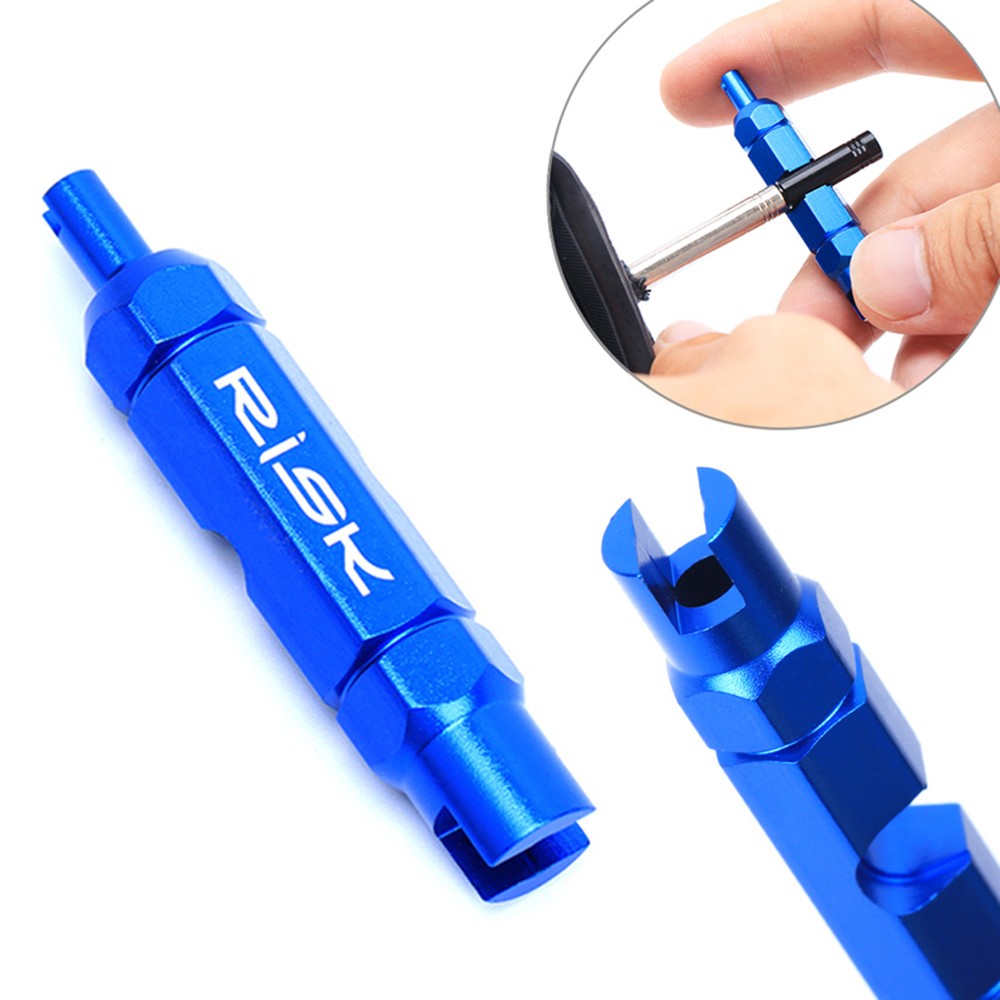 RISK Valve Core Removal Tool for Schrader/Presta Bike Tires