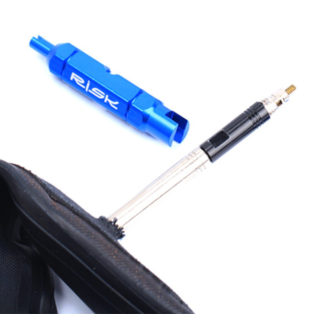 RISK Valve Core Removal Tool for Schrader/Presta Bike Tires