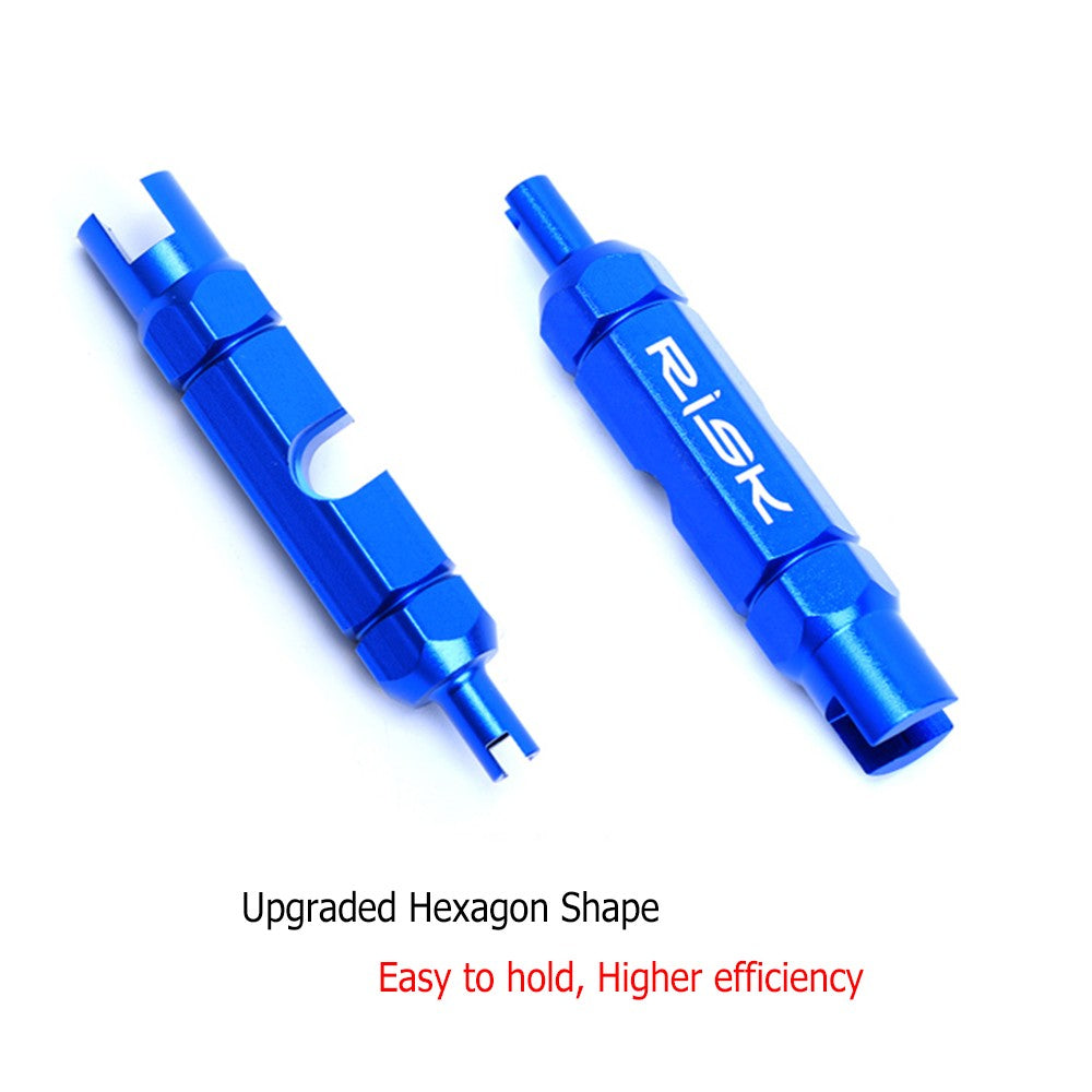 RISK Valve Core Removal Tool for Schrader/Presta Bike Tires