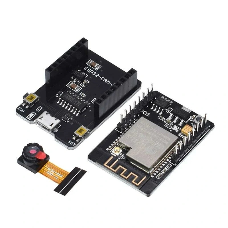 ESP32-CAM-MB WiFi Development Board with CH340G, Bluetooth, OV2640 Camera, 2.4G Antenna, IPX, Micro USB - 5V Serial to WiFi